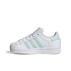 adidas Originals Superstar II "Ftwr White/Semi Flash Aqua/Semi Flash Aqua" Preschool Boys' Shoe