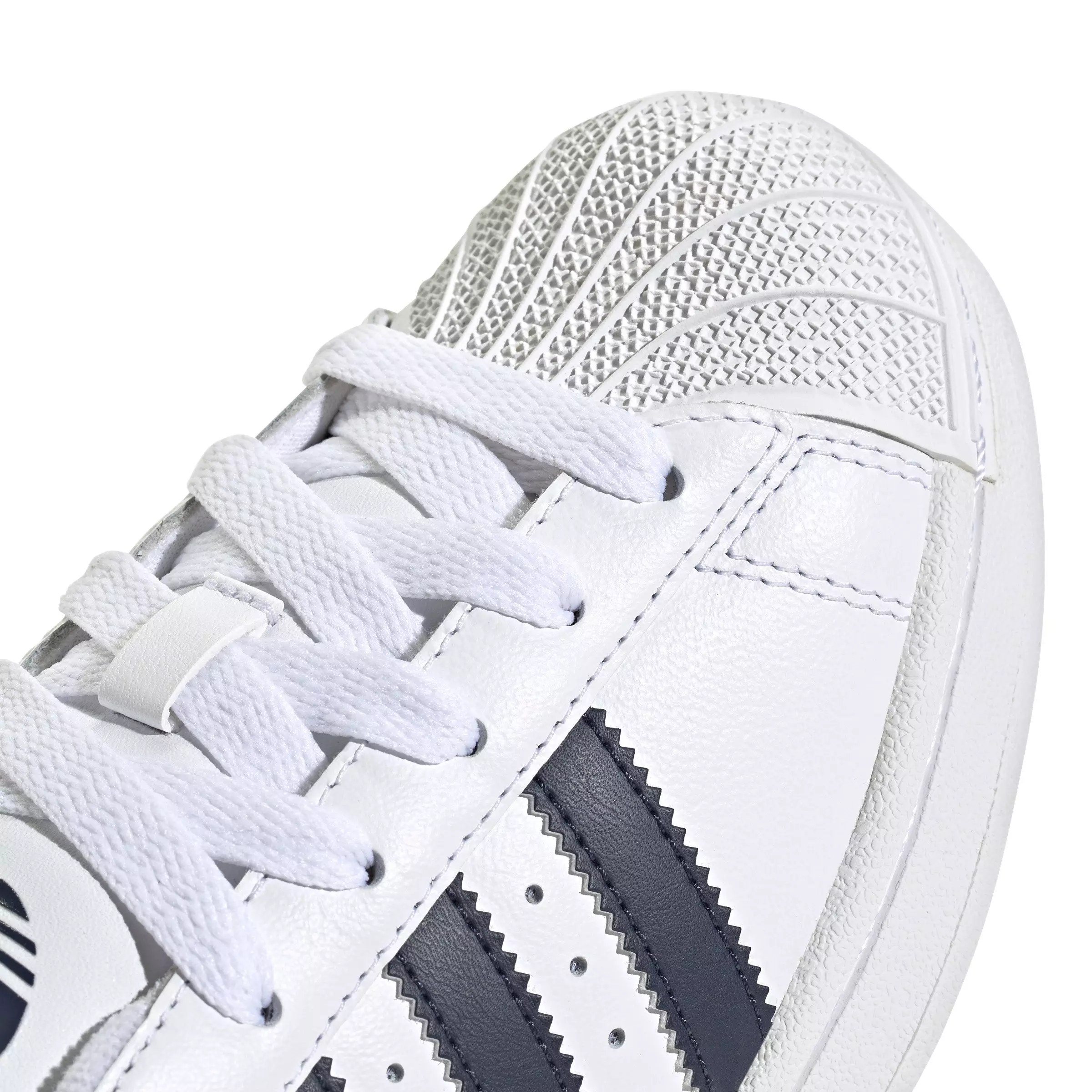 adidas Originals Superstar II "Ftwr White/Collegiate Navy/Collegiate Navy" Grade School Boys' Shoe - WHITE/NAVY/NAVY