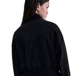 Nike Big Girls' Sportswear Long-Sleeve Fleece Cozy Top 2 -Black