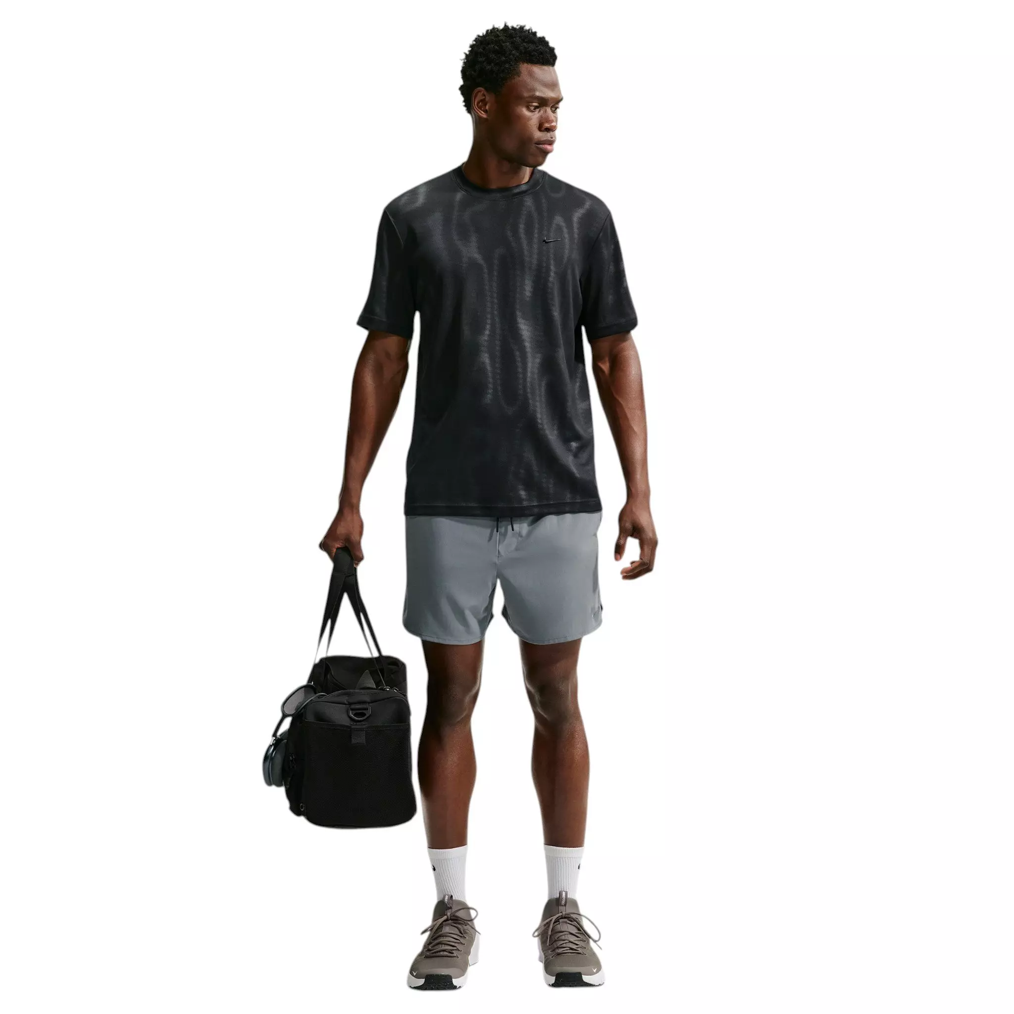 Nike Men's N.A.C. Primary Dri-FIT Short-Sleeve Training Top - BLACK