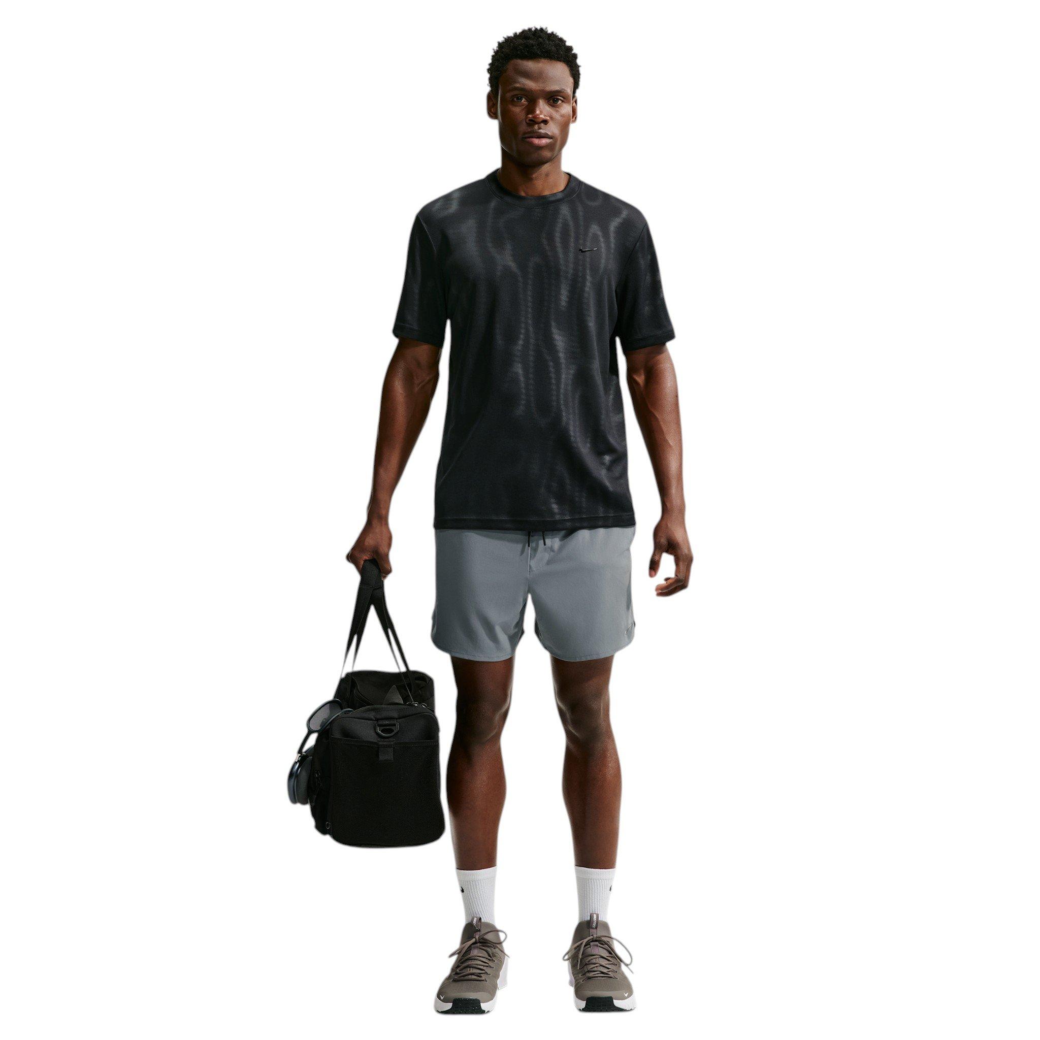 Nike Men's N.A.C. Primary Dri-FIT Short-Sleeve Training Top - BLACK Thumbnail View 5