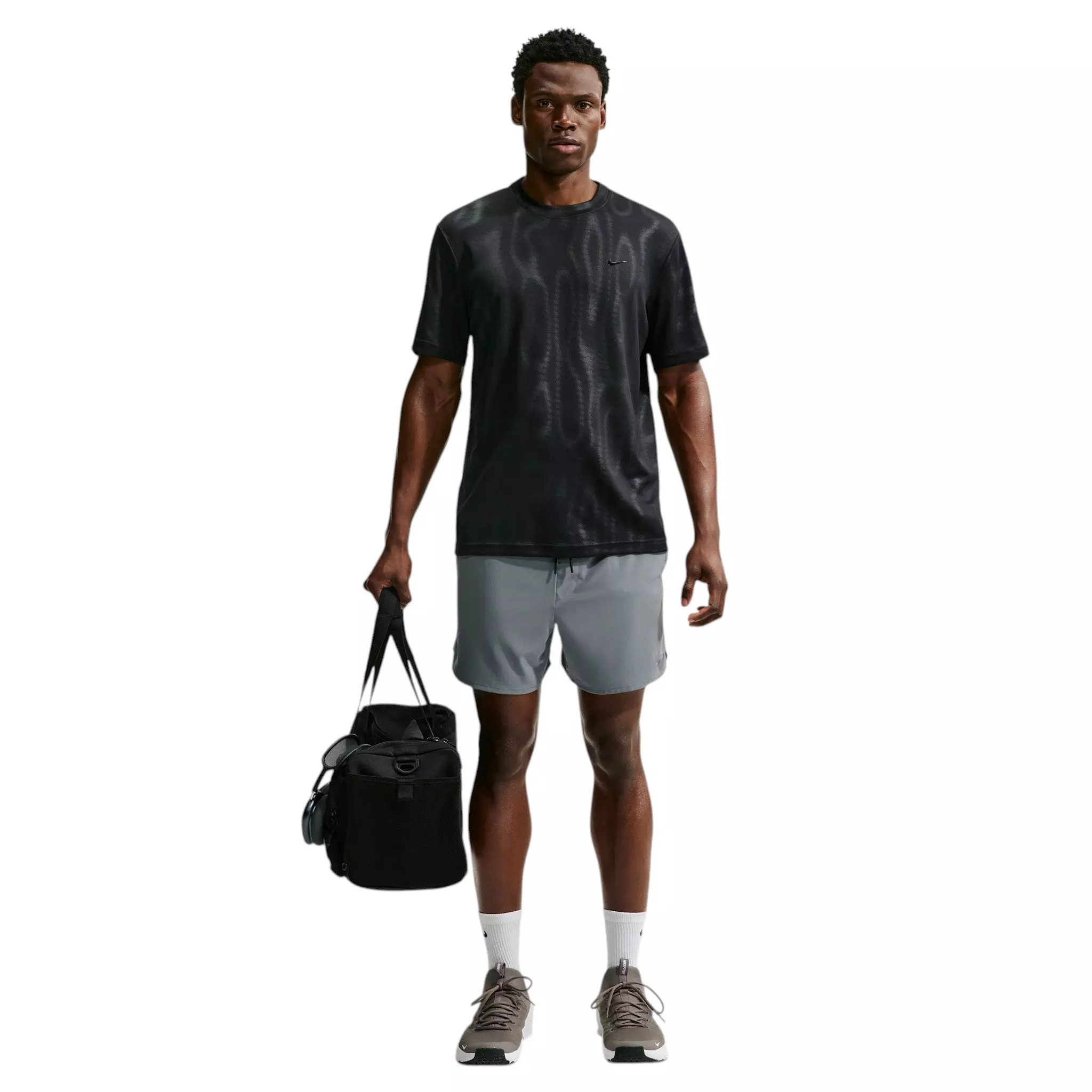 Nike Men's N.A.C. Primary Dri-FIT Short-Sleeve Training Top - BLACK