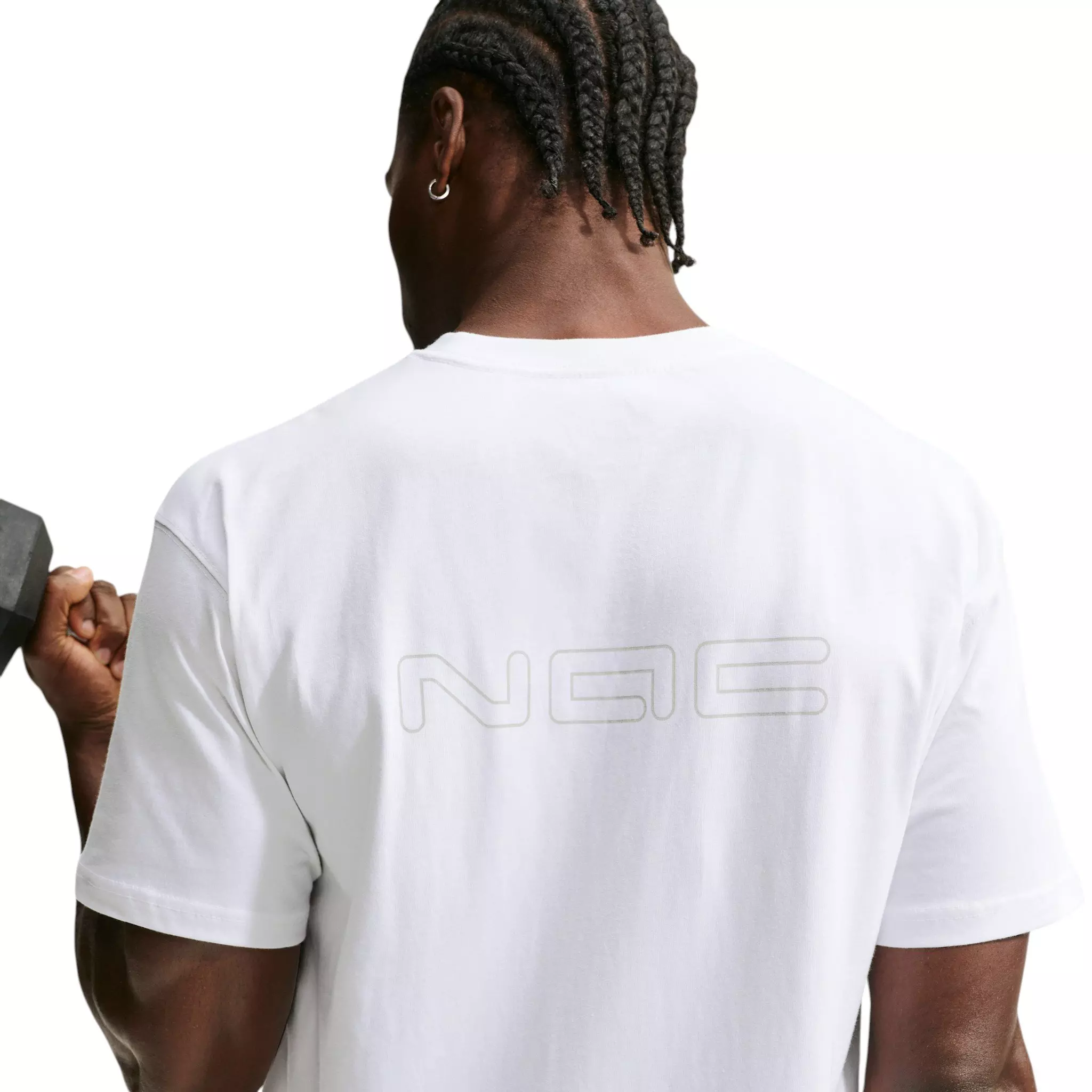 Nike Men's N.A.C. Logo T-Shirt - WHITE