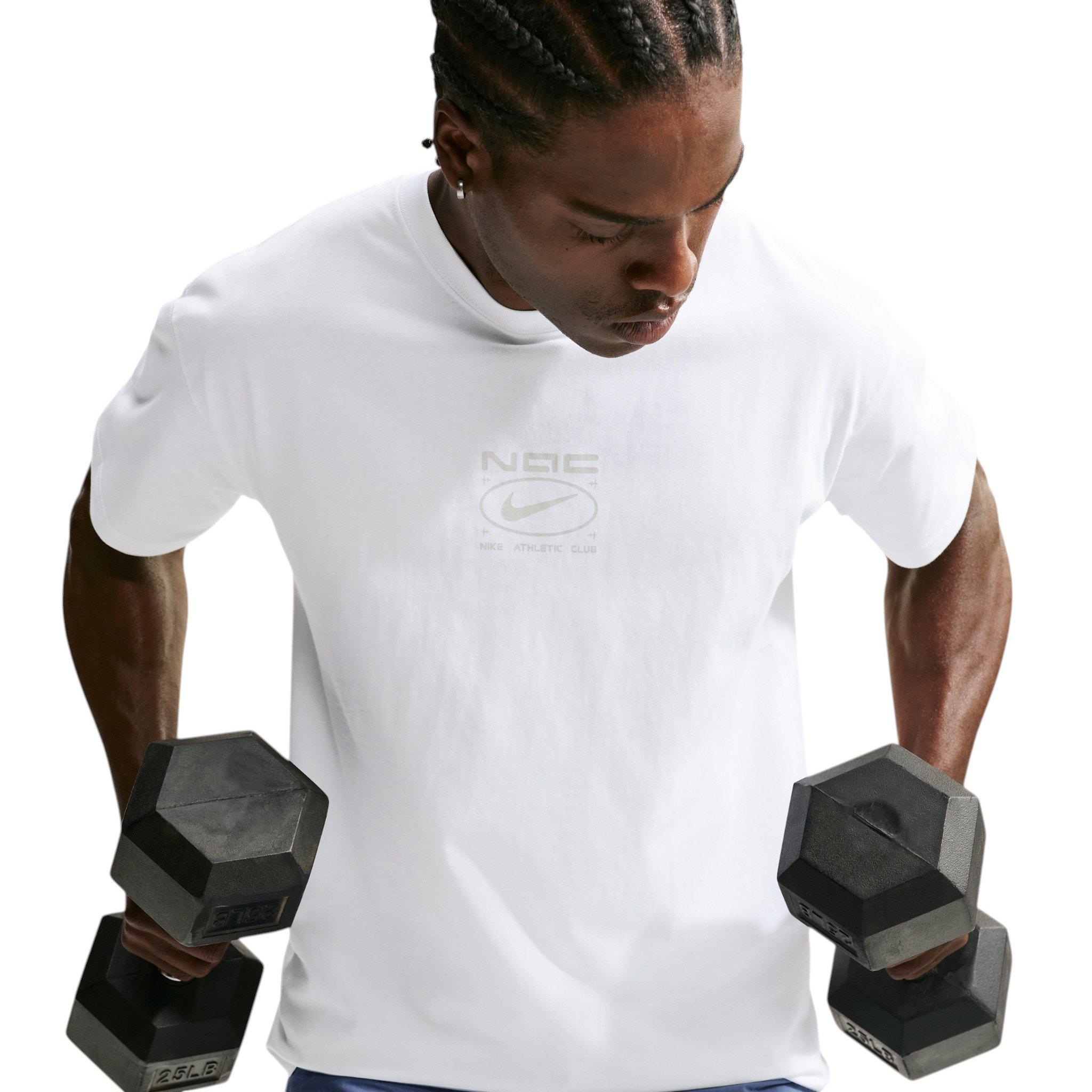 Nike Men's N.A.C. Logo T-Shirt - WHITE