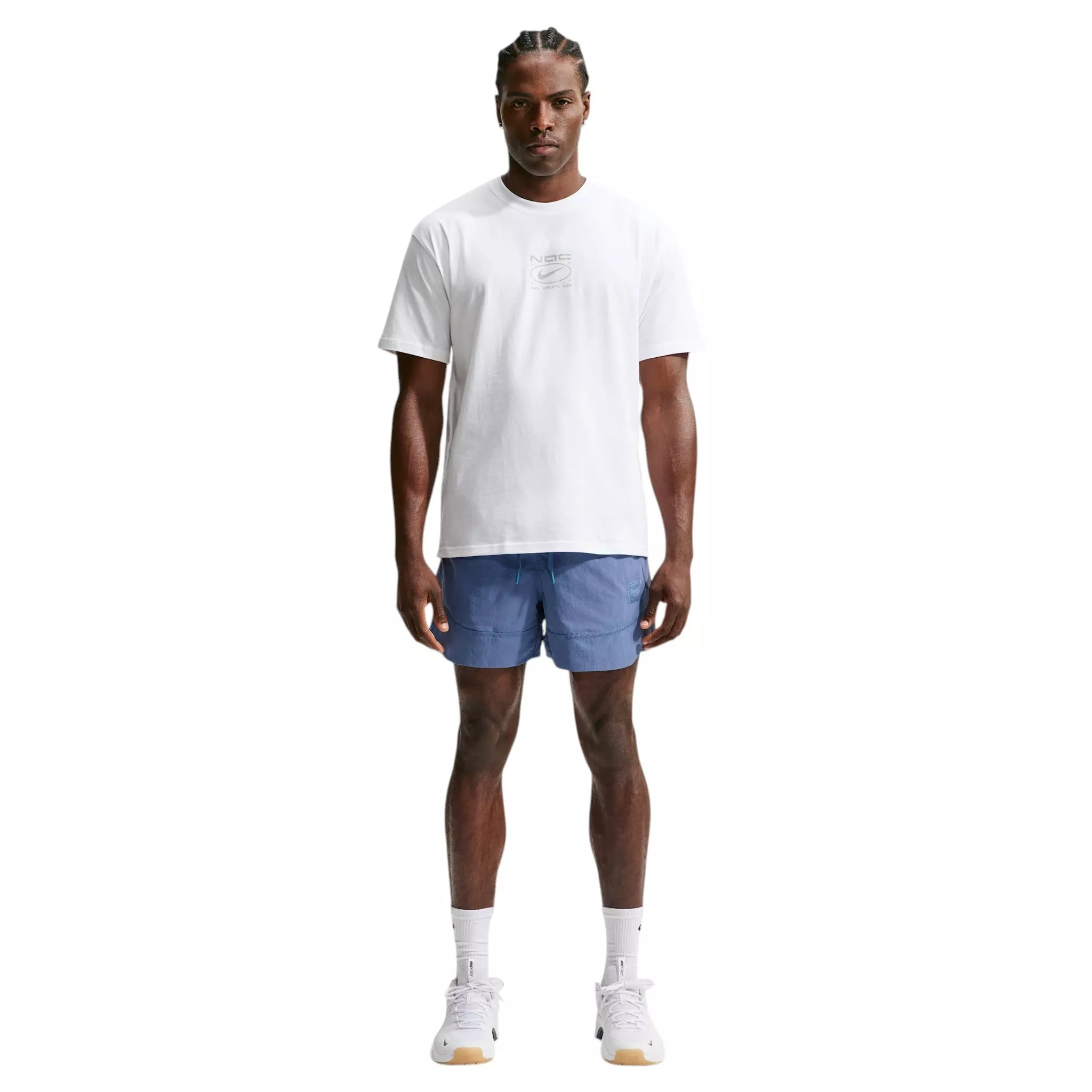 Nike Men's N.A.C. Logo T-Shirt - WHITE