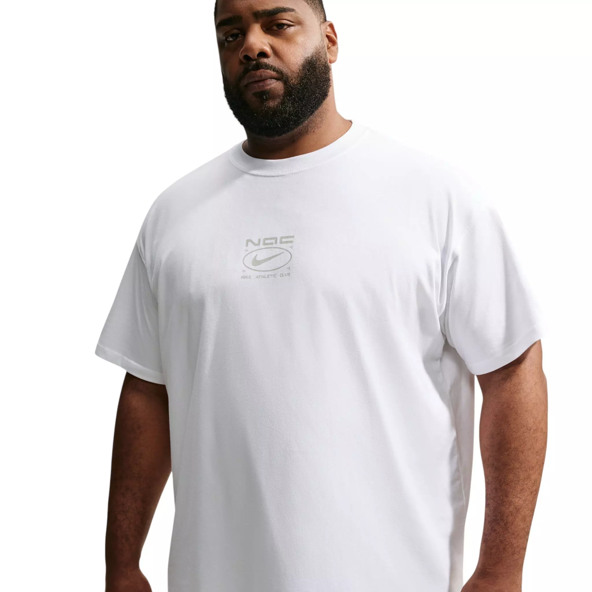Nike Men's N.A.C. Logo T-Shirt - WHITE
