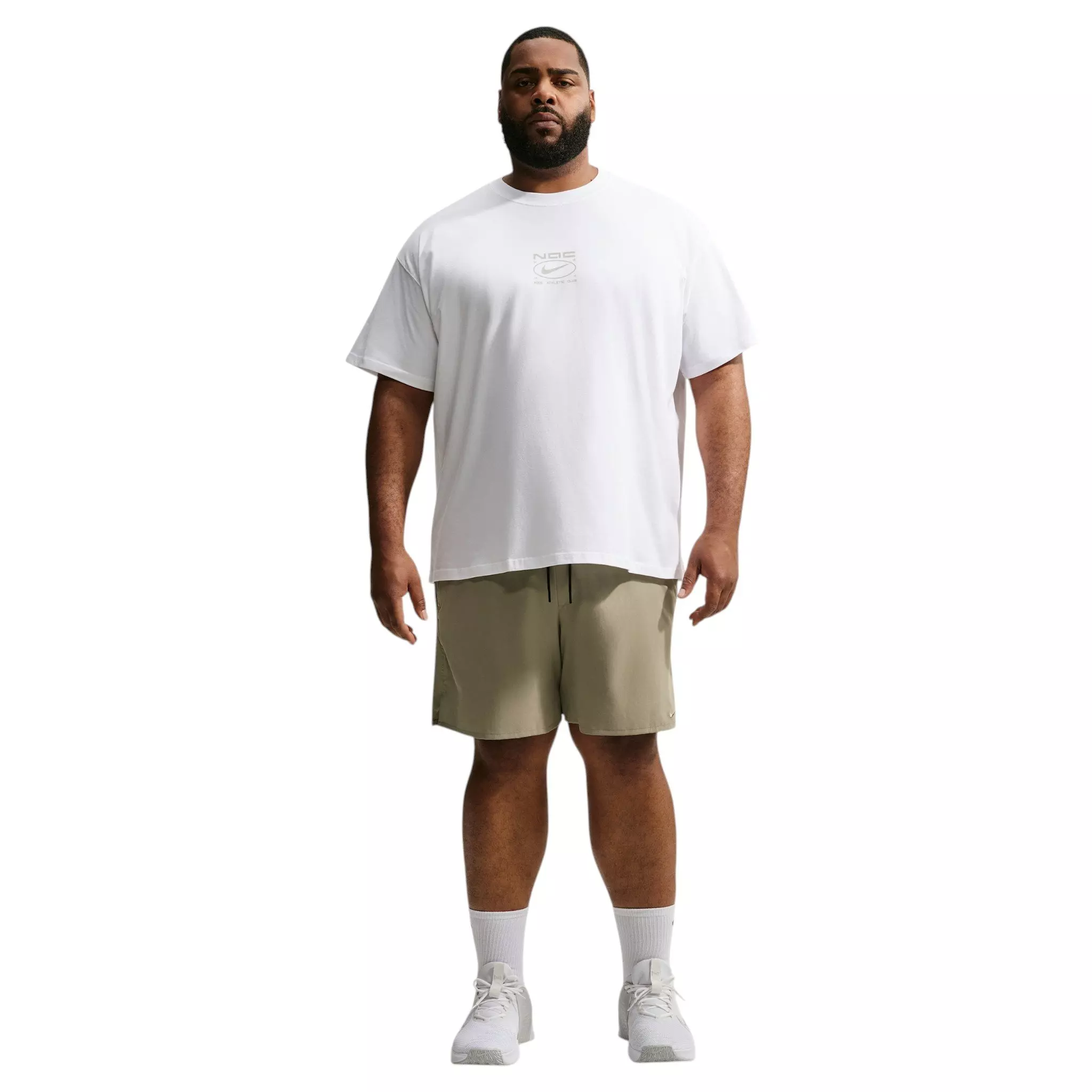 Nike Men's N.A.C. Logo T-Shirt - WHITE