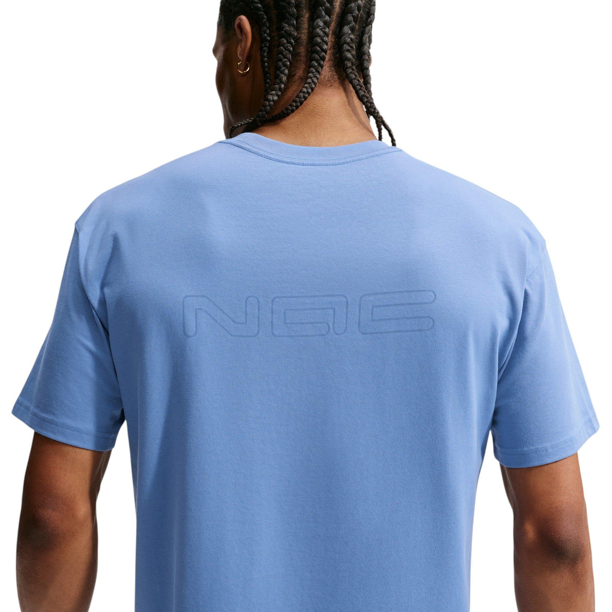 Nike Men's N.A.C. Logo T-Shirt - BLUE Thumbnail View 2
