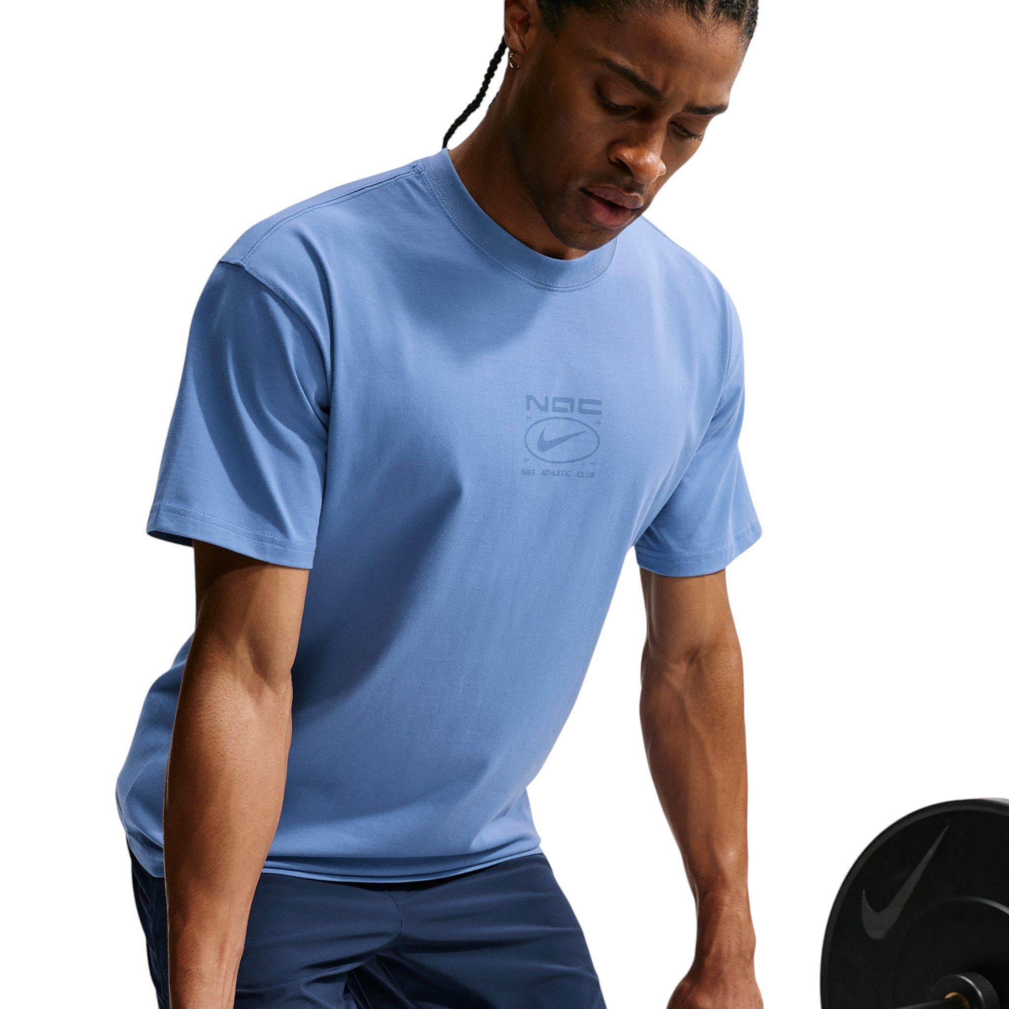 Nike Men's N.A.C. Logo T-Shirt - BLUE Thumbnail View 3