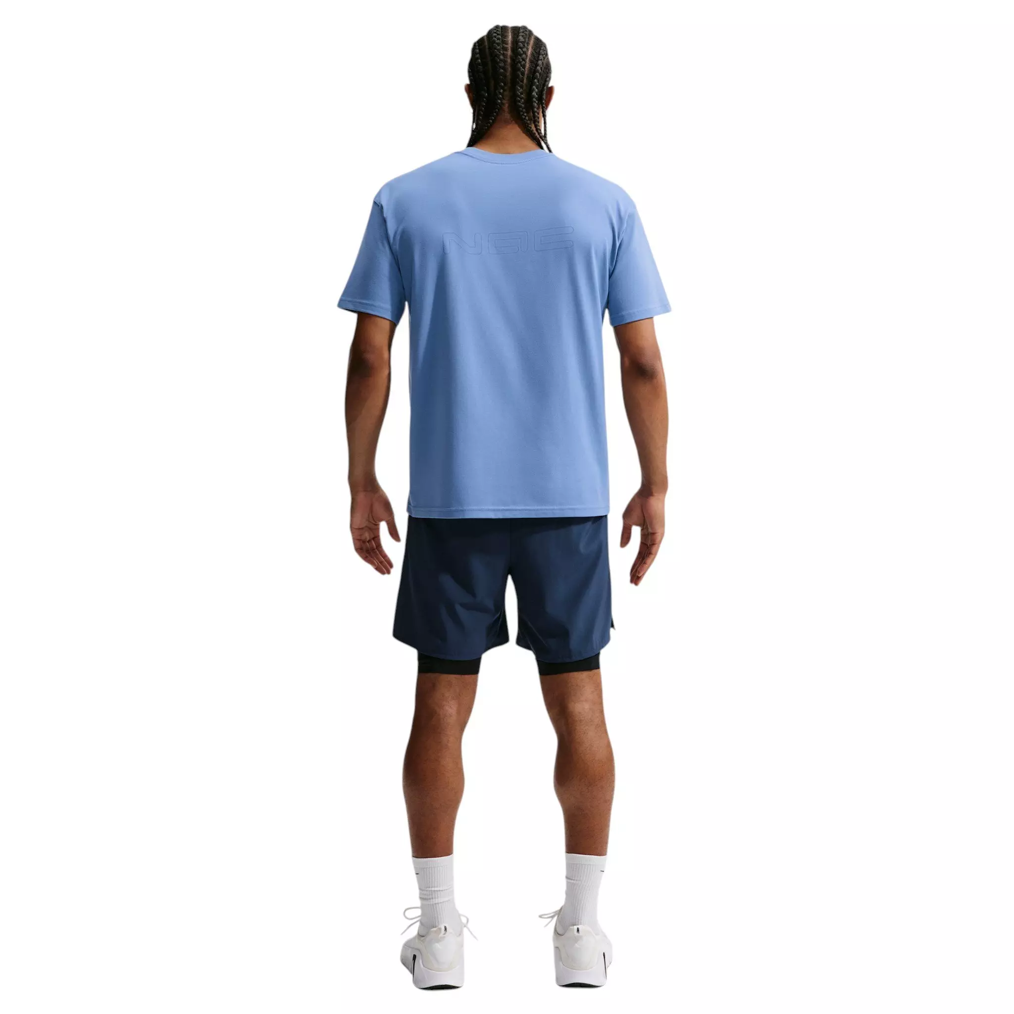 Nike Men's N.A.C. Logo T-Shirt - BLUE