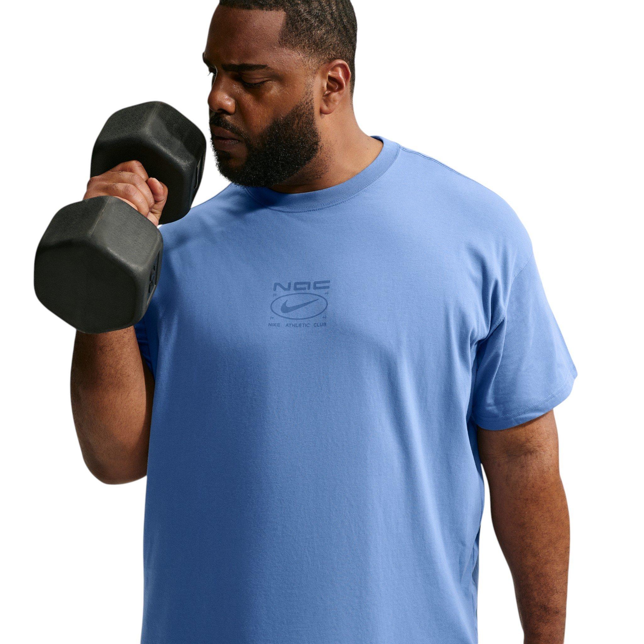 Nike Men's N.A.C. Logo T-Shirt - BLUE Thumbnail View 6