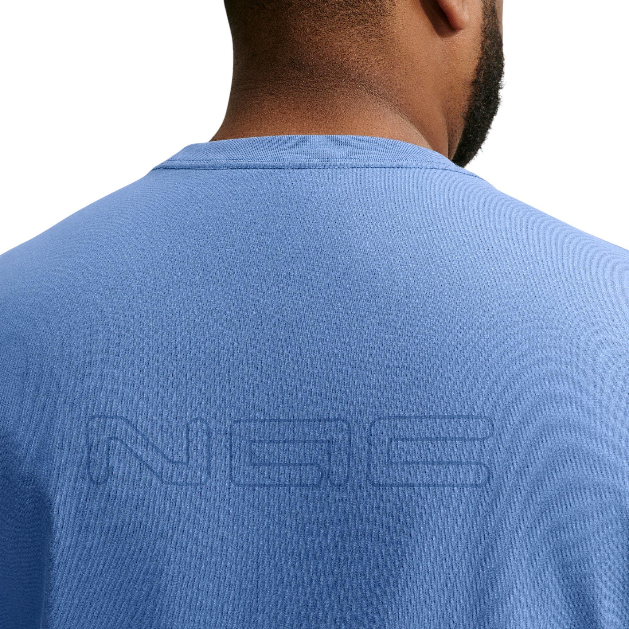Nike Men's N.A.C. Logo T-Shirt - BLUE Thumbnail View 7