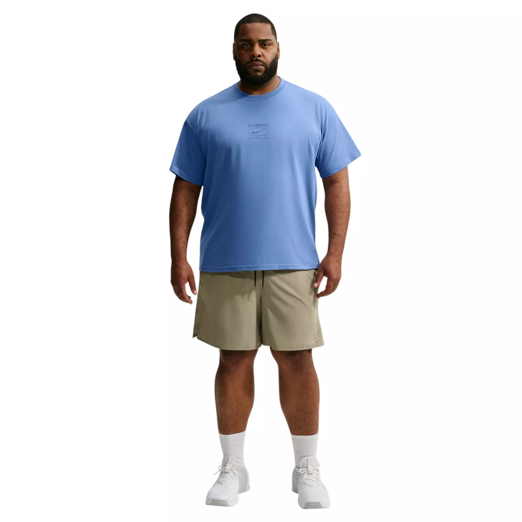 Nike Men's N.A.C. Logo T-Shirt - BLUE