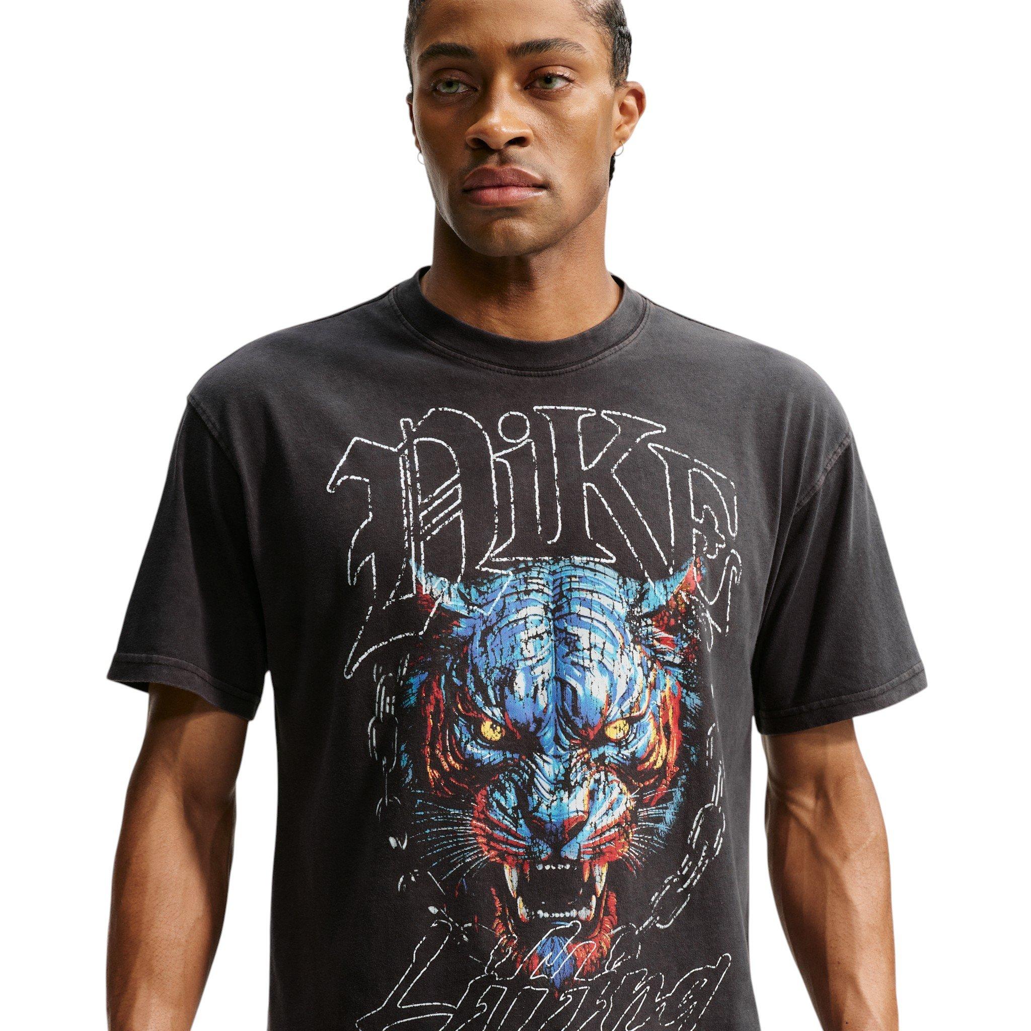 Nike Men's Tiger Lifting T-Shirt - BLACK