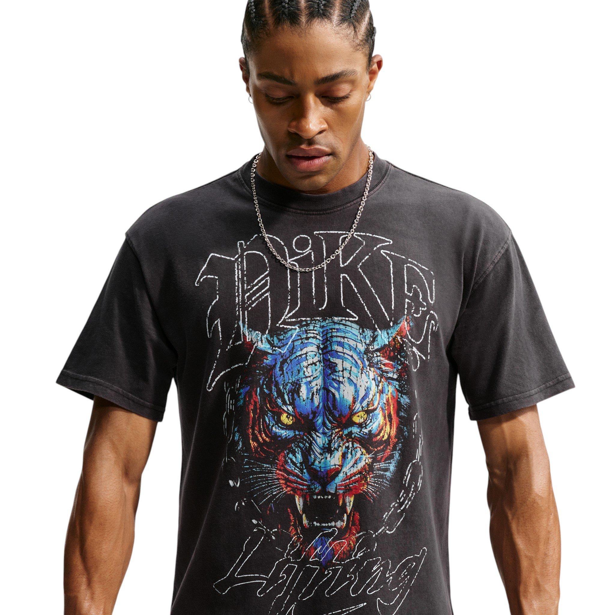 Nike Men's Tiger Lifting T-Shirt - BLACK