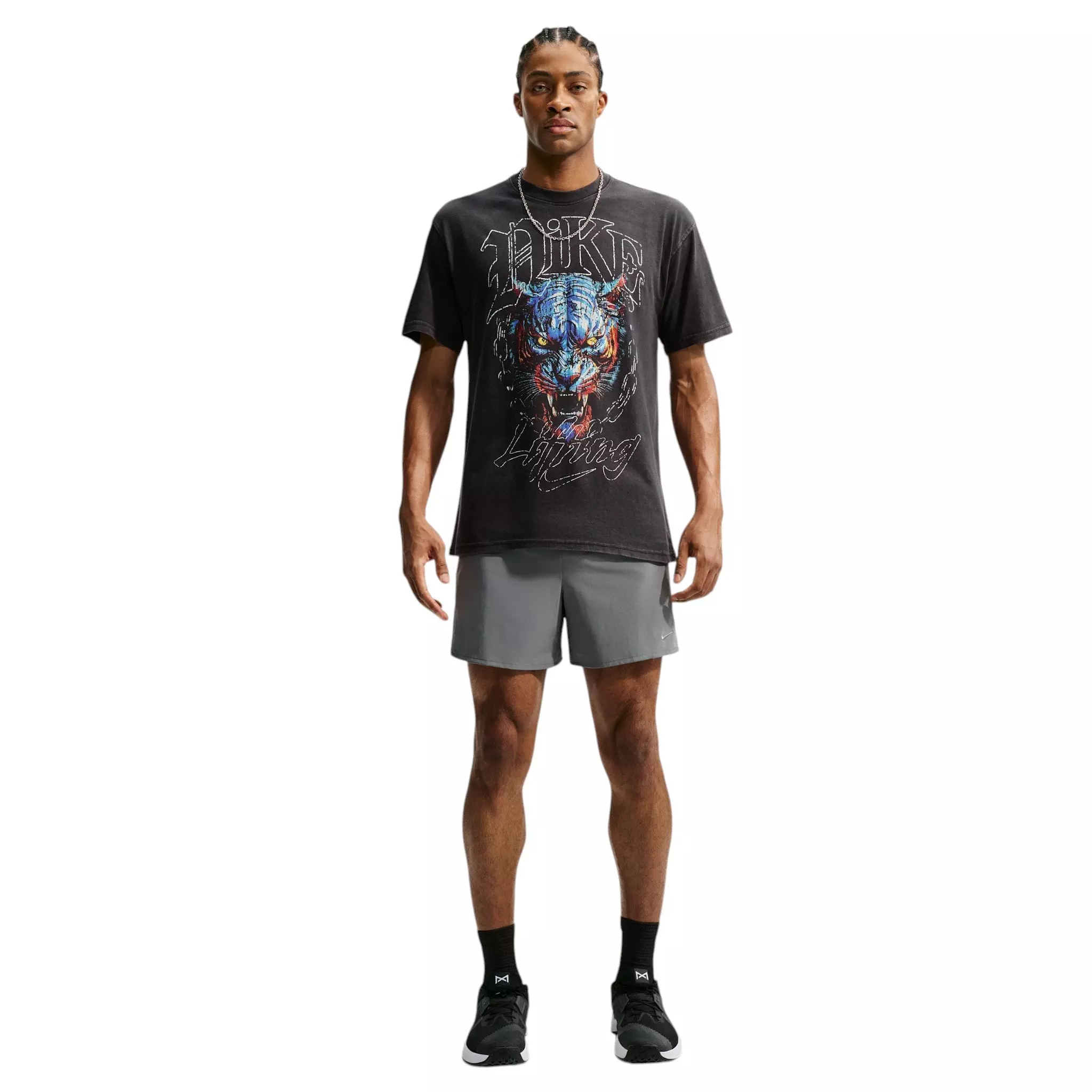 Nike Men's Tiger Lifting T-Shirt - BLACK