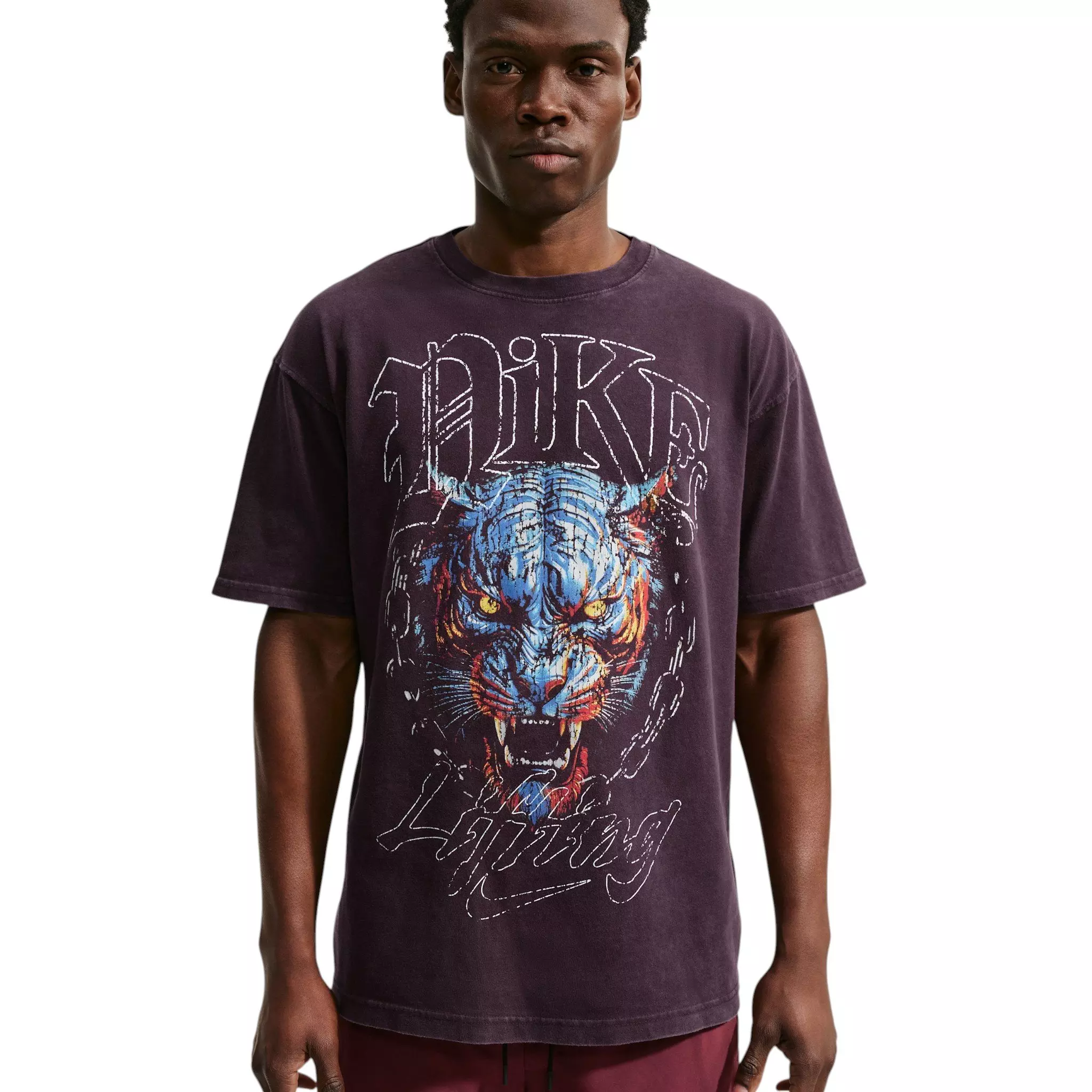 Nike Men's Tiger Lifting T-Shirt - RED