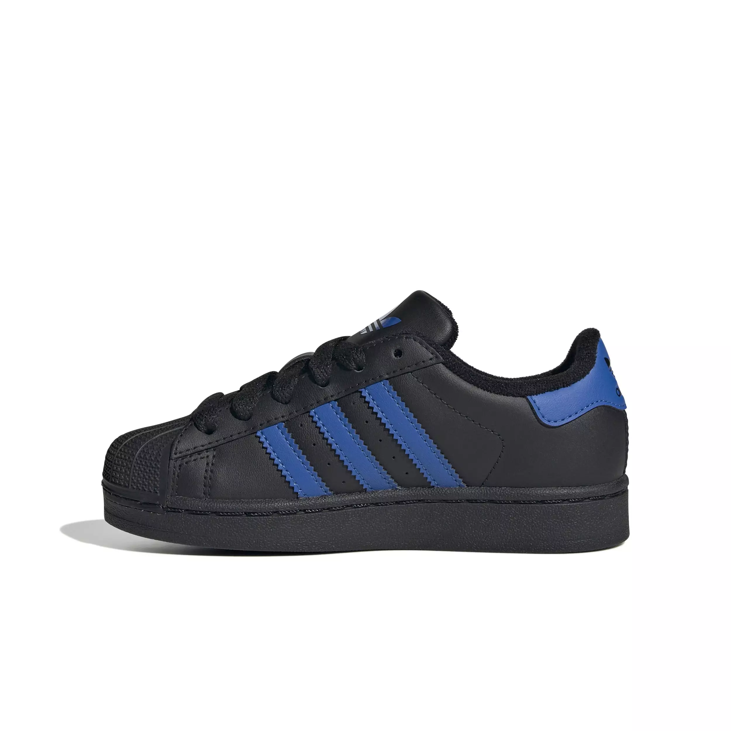 adidas Originals Superstar II "Core Black/Blue/Core Black" Preschool Boys' Shoe - BLACK/BLUE/BLACK