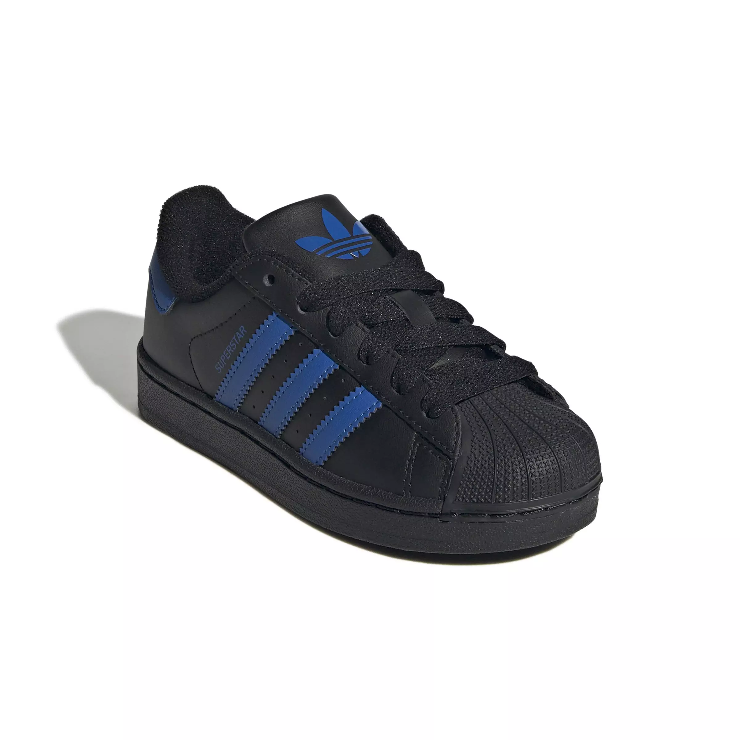 adidas Originals Superstar II "Core Black/Blue/Core Black" Preschool Boys' Shoe - BLACK/BLUE/BLACK