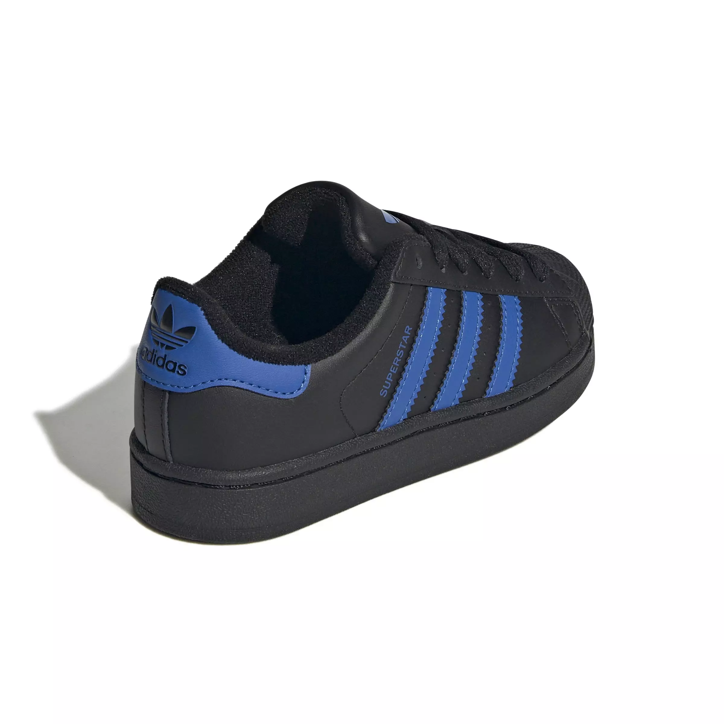 adidas Originals Superstar II "Core Black/Blue/Core Black" Preschool Boys' Shoe - BLACK/BLUE/BLACK