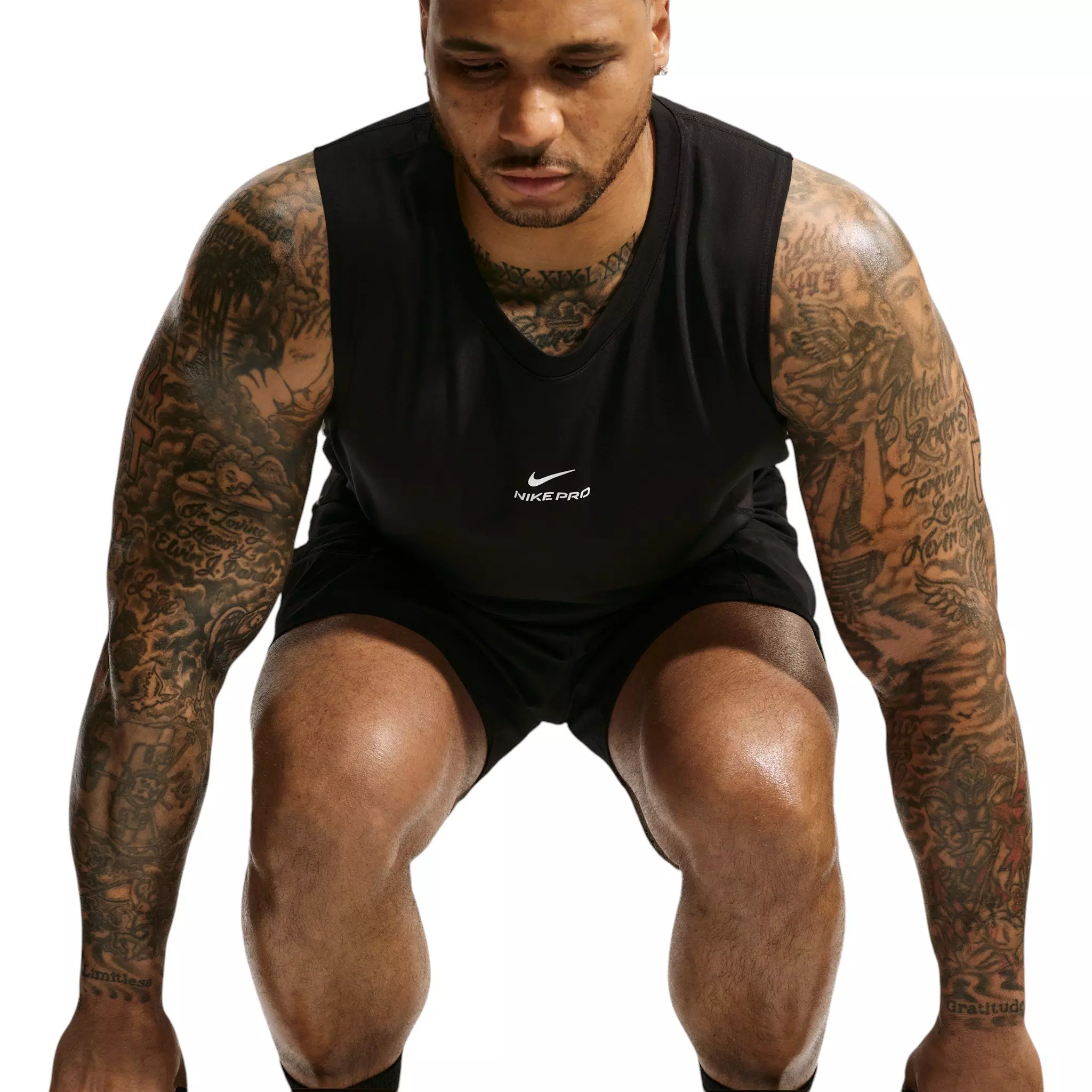 Nike Men's Pro Dri-FIT Training Tank - BLACK