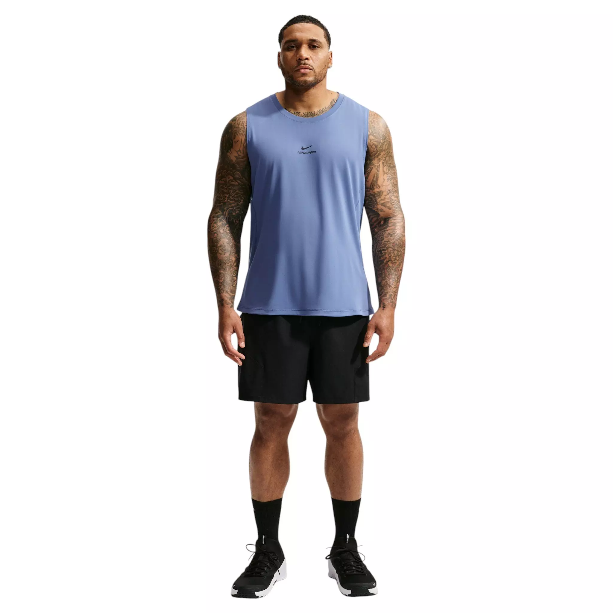 Nike Men's Pro Dri-FIT Training Tank - BLUE