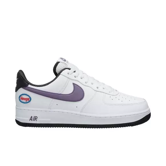 Nike Men's Air Force 1 '07 LV8 Sneakers in Black/Red/Purple, Size UK 8 | End Clothing