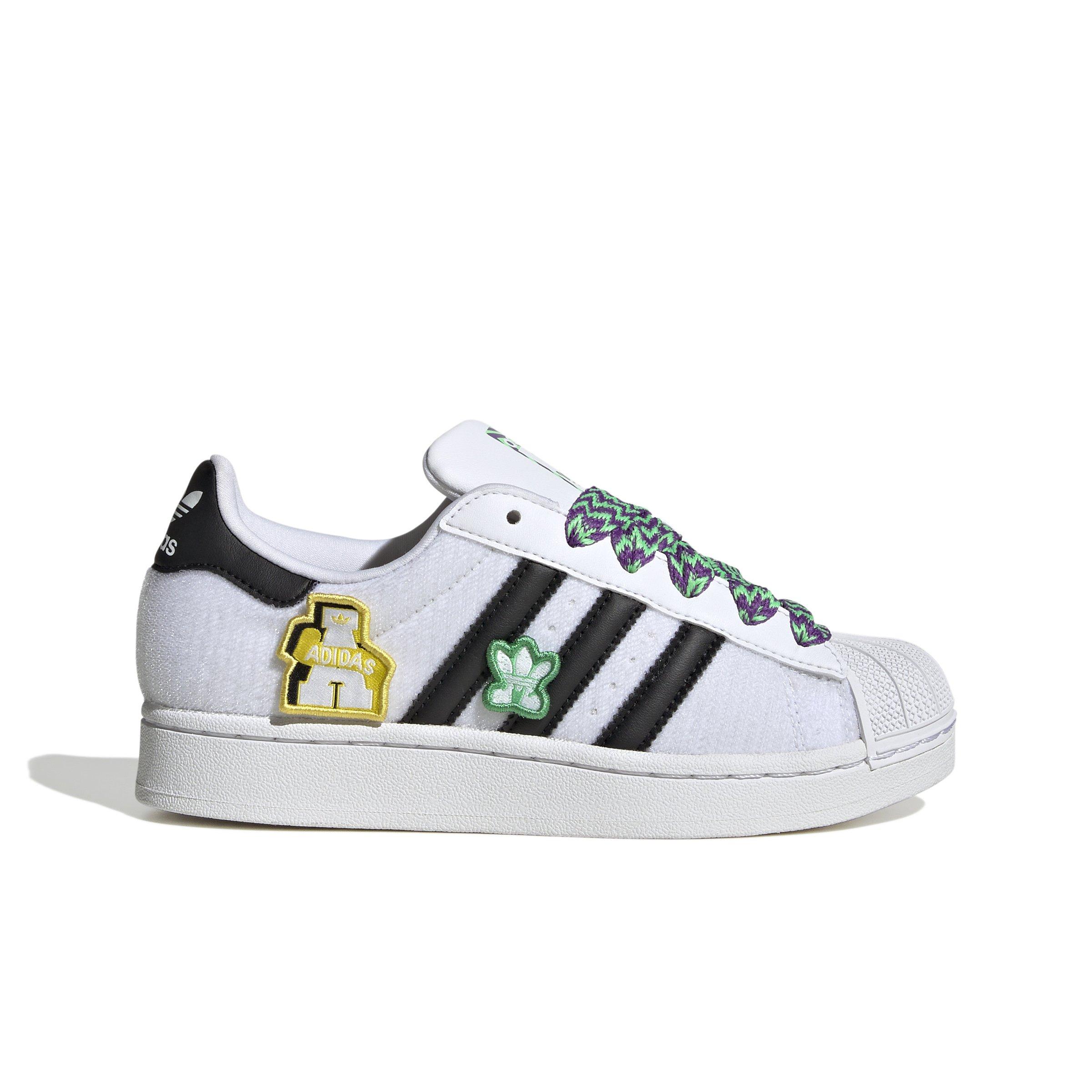 adidas Originals Superstar II "Ftwr White/Core Black/Gold Metallic" Grade School Boys' Shoe - WHITE/BLACK/GOLD