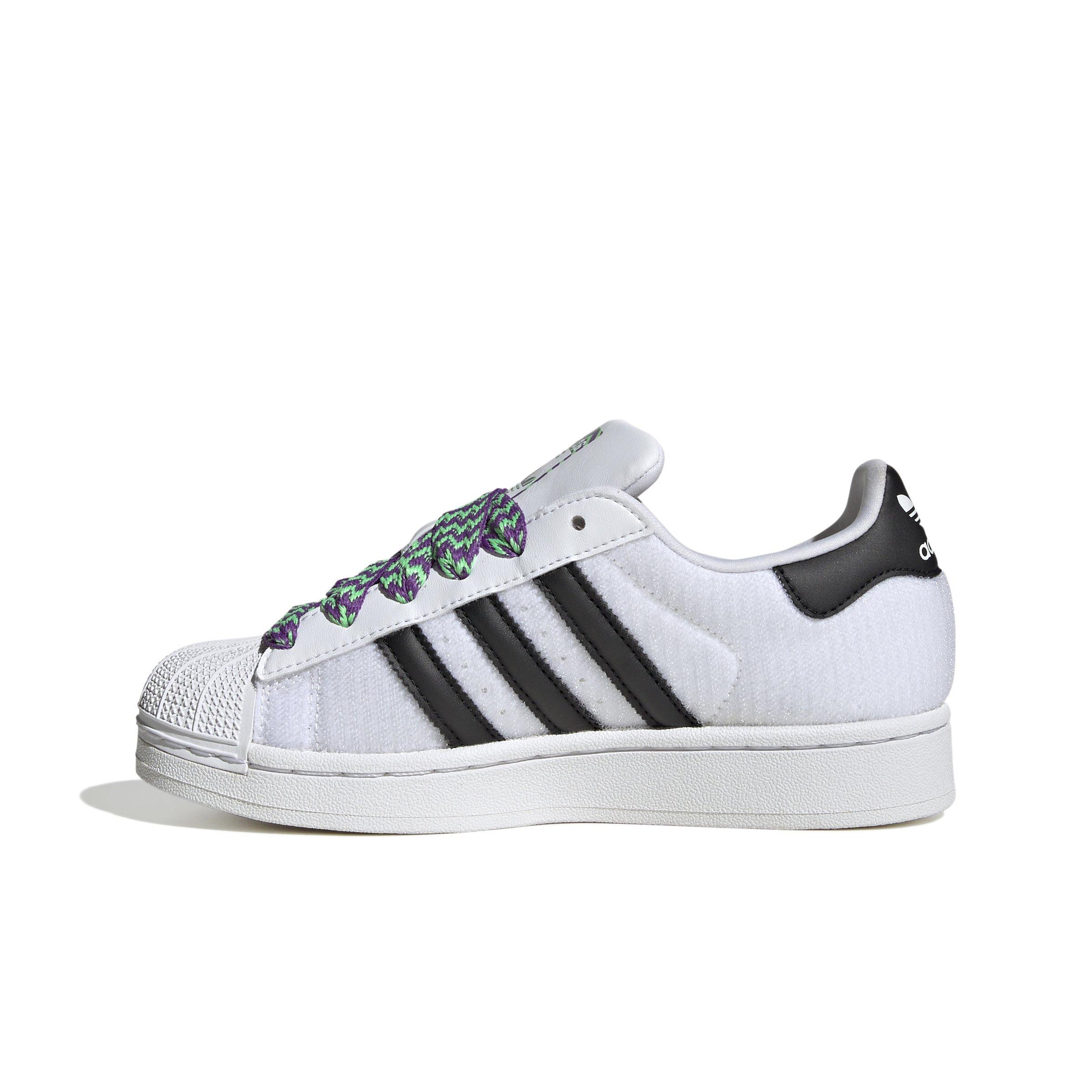 adidas Originals Superstar II Grade School Boys' "Ftwr White/Core Black/Gold Metallic" Shoe