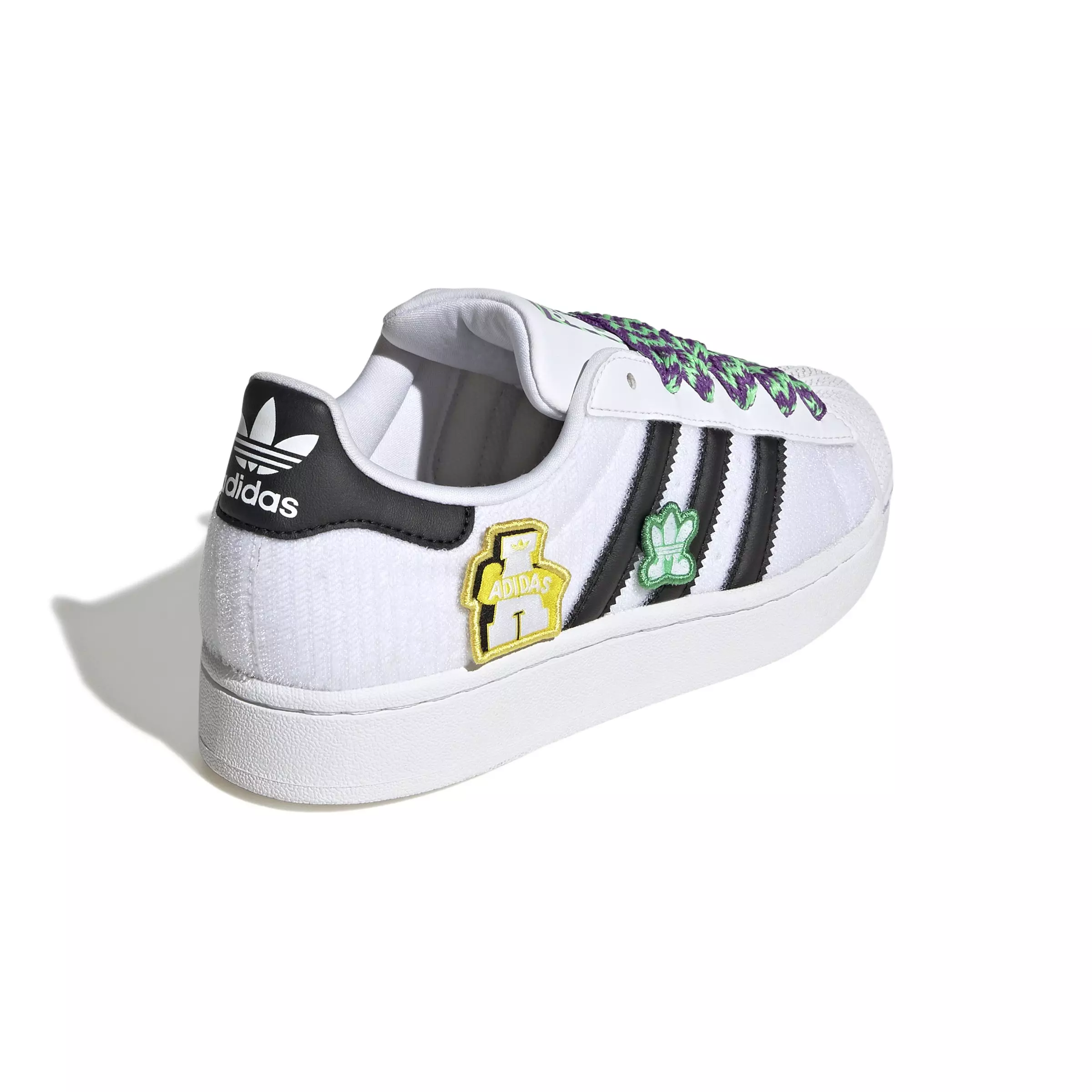 adidas Originals Superstar II "Ftwr White/Core Black/Gold Metallic" Grade School Boys' Shoe - WHITE/BLACK/GOLD