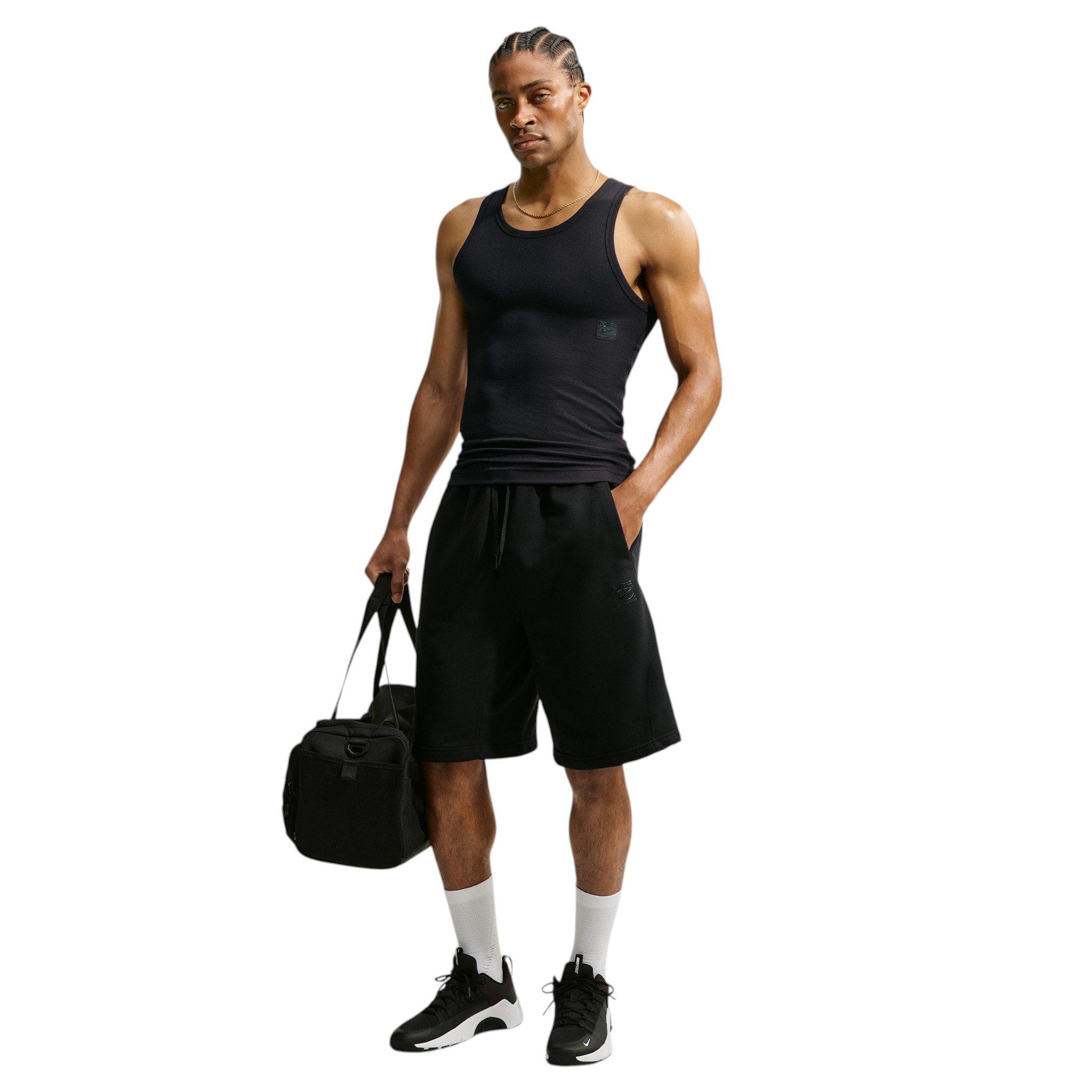 Nike Men's N.A.C. Dri-FIT Ribbed Tank Top - BLACK