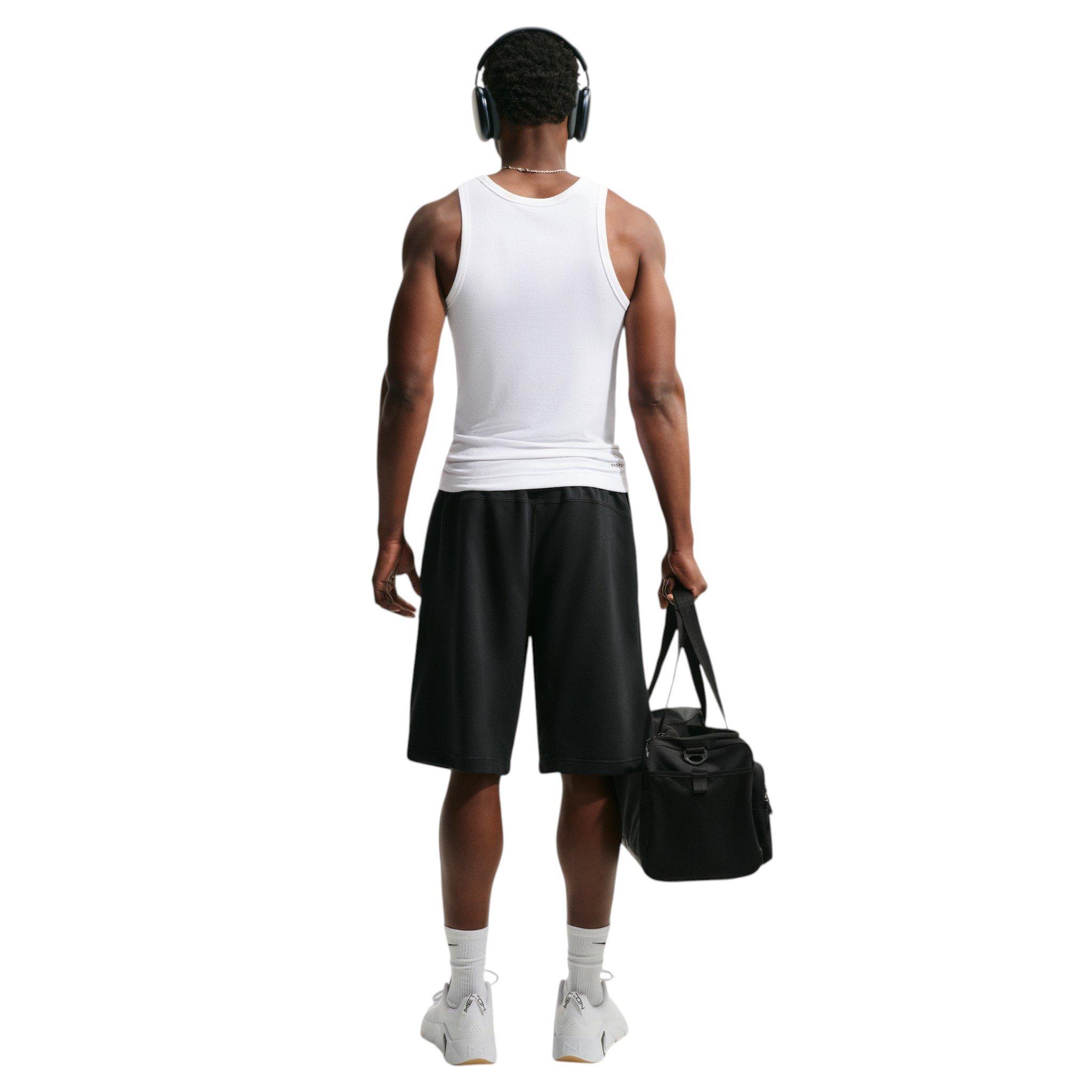 Nike Men's N.A.C. Dri-FIT Ribbed Tank Top - WHITE