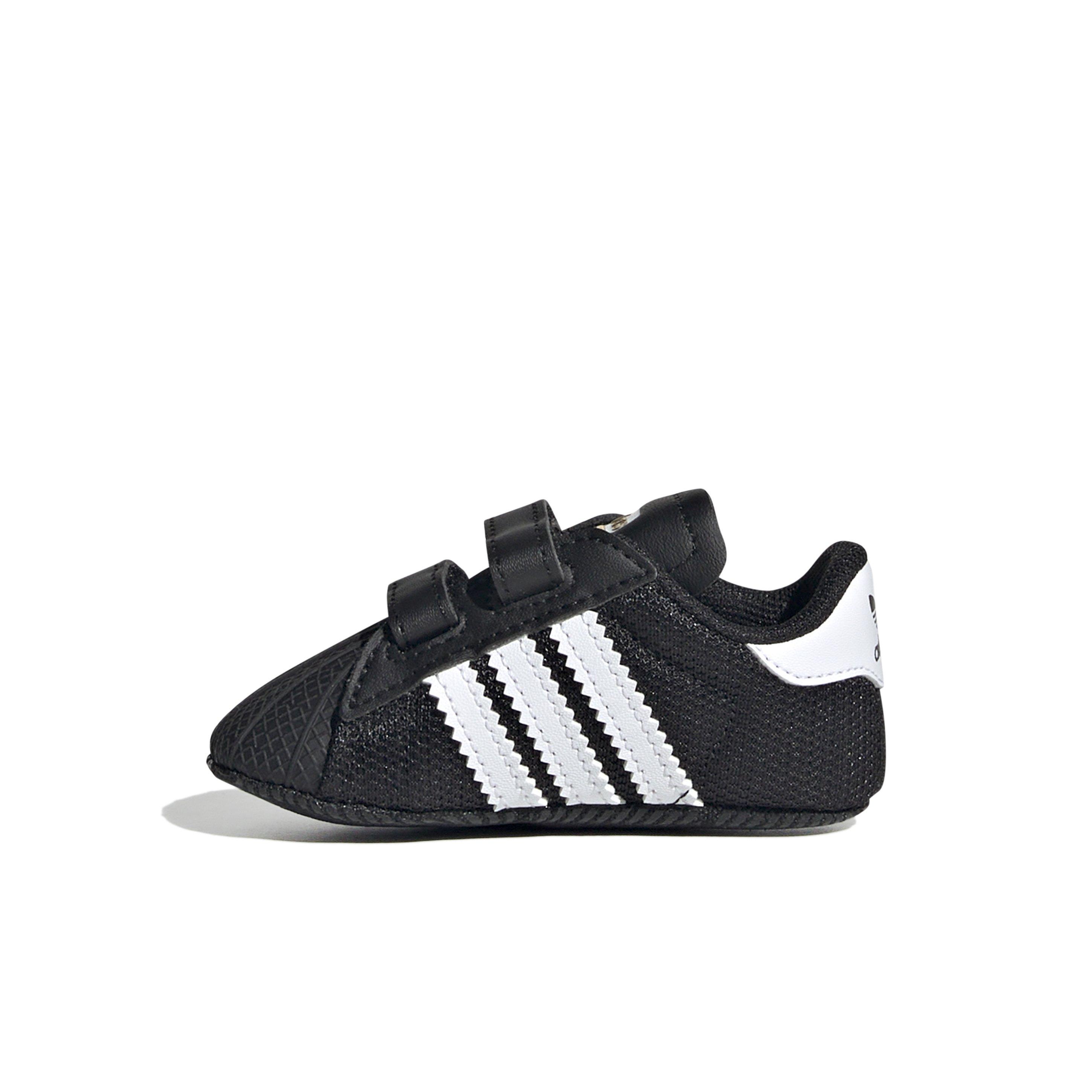 adidas Originals Superstar Infant Boys' "Core Black/Ftwr White/Gold Metallic" Crib Shoe