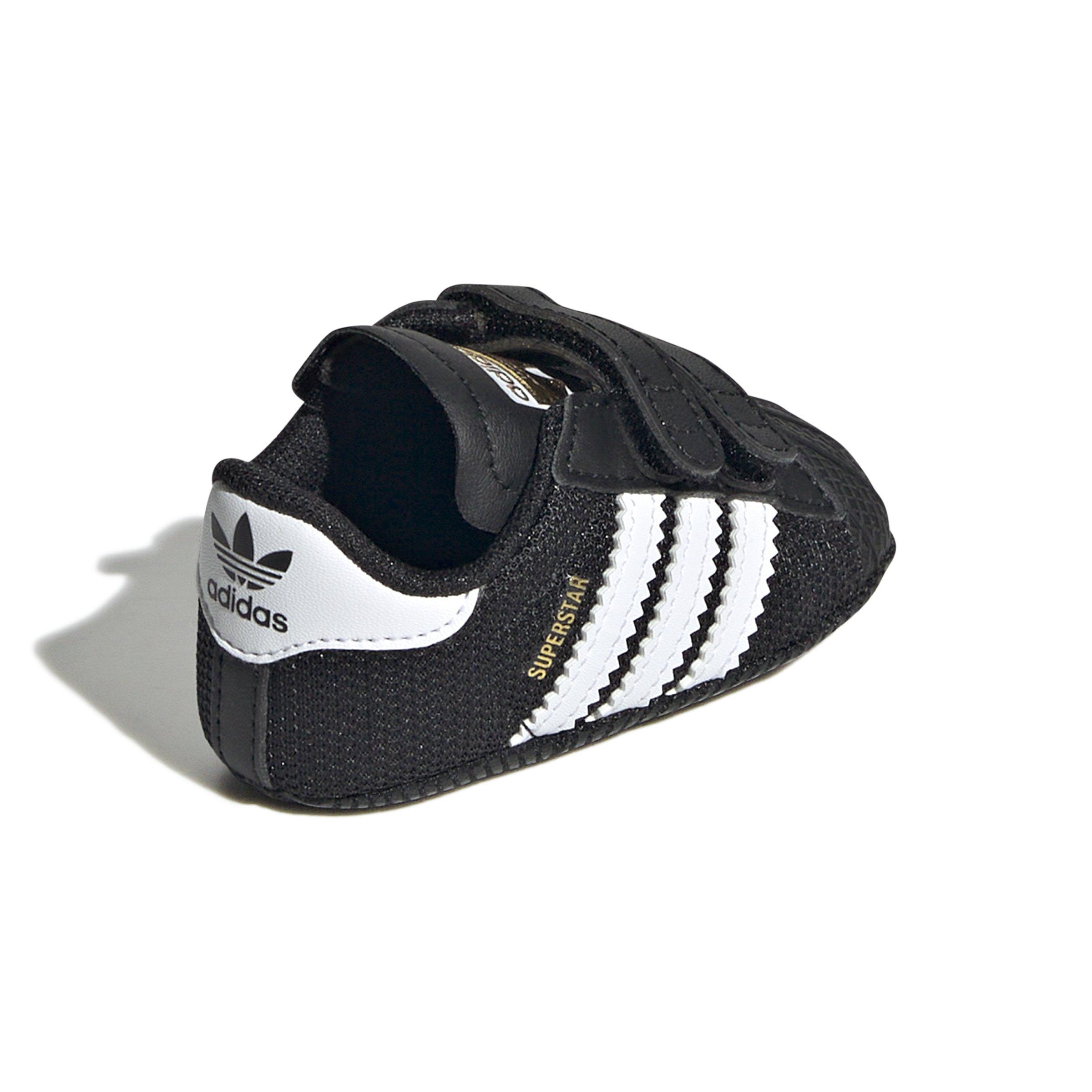adidas Originals Superstar Infant Boys' "Core Black/Ftwr White/Gold Metallic" Crib Shoe