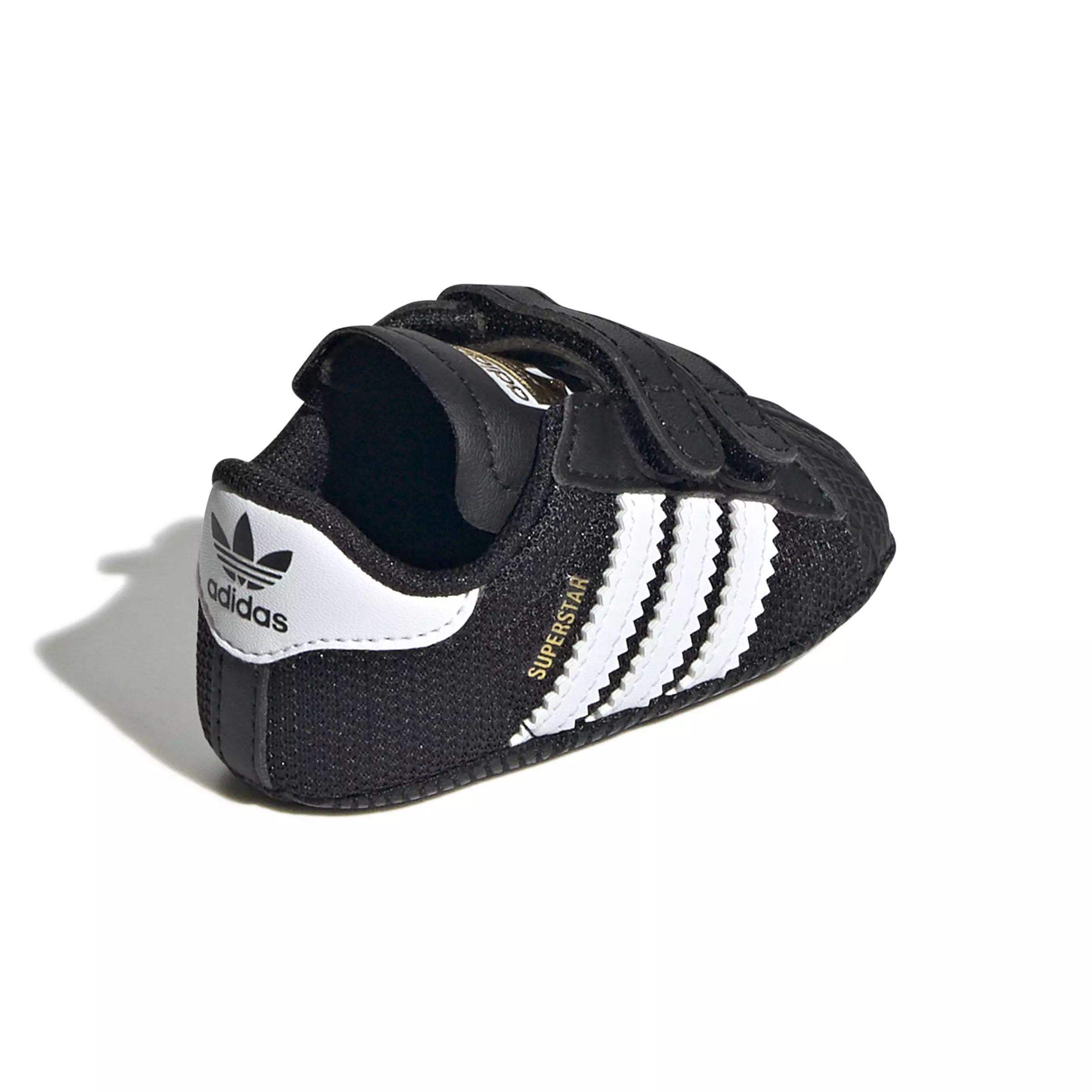 adidas Originals Superstar "Core Black/Ftwr White/Gold Metallic" Infant Boys' Crib Shoe - BLACK/WHITE/GOLD