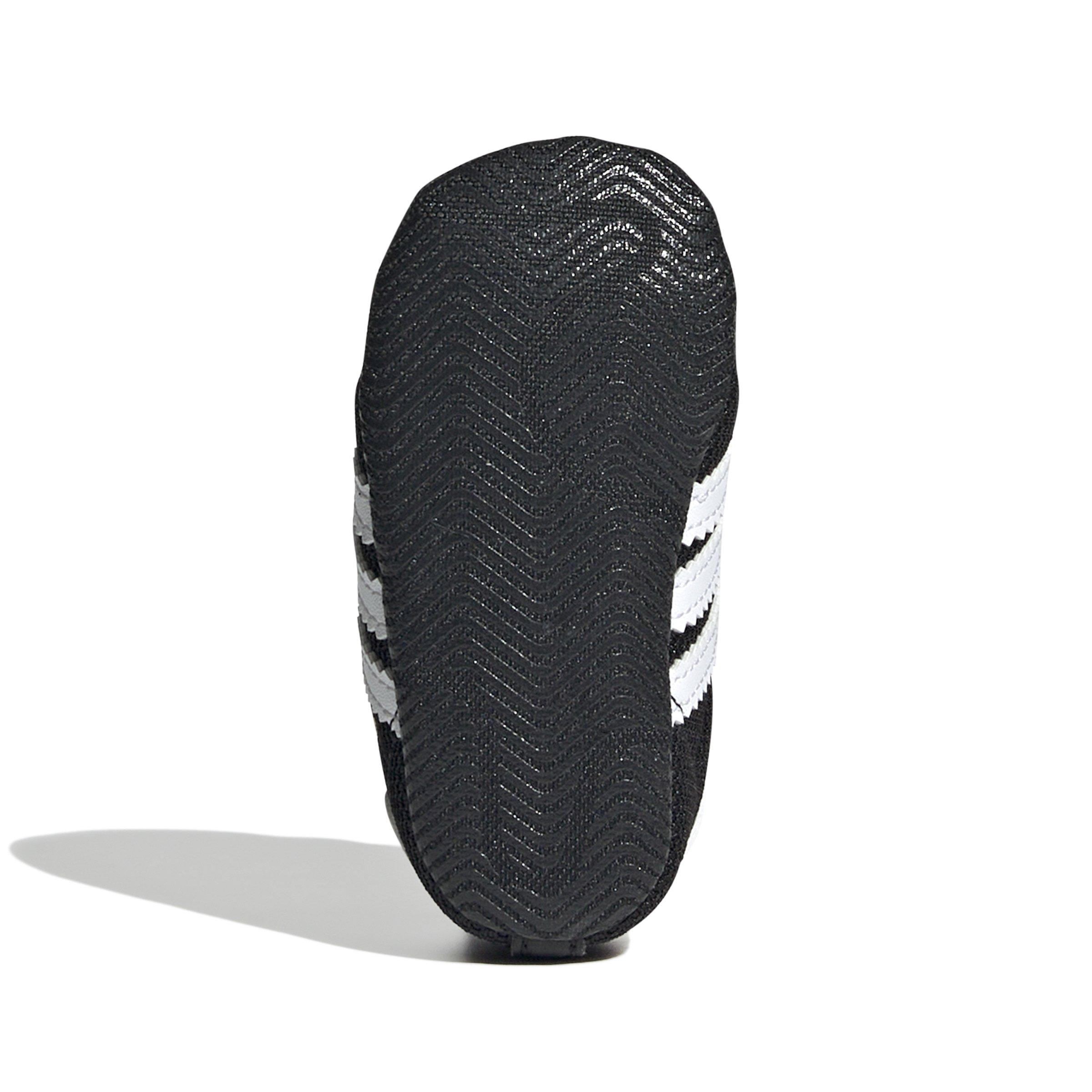 adidas Originals Superstar Infant Boys' "Core Black/Ftwr White/Gold Metallic" Crib Shoe