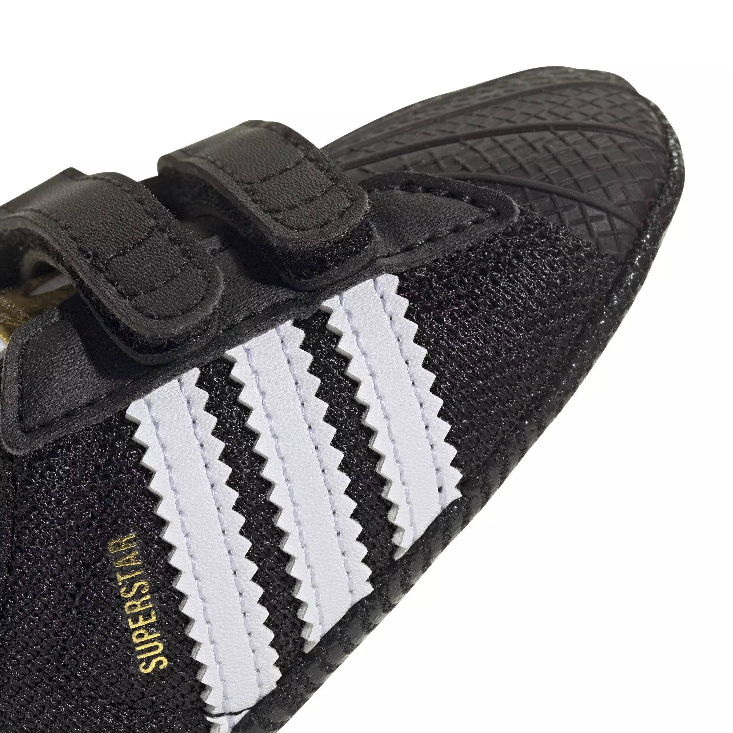 adidas Originals Superstar "Core Black/Ftwr White/Gold Metallic" Infant Boys' Crib Shoe - BLACK/WHITE/GOLD