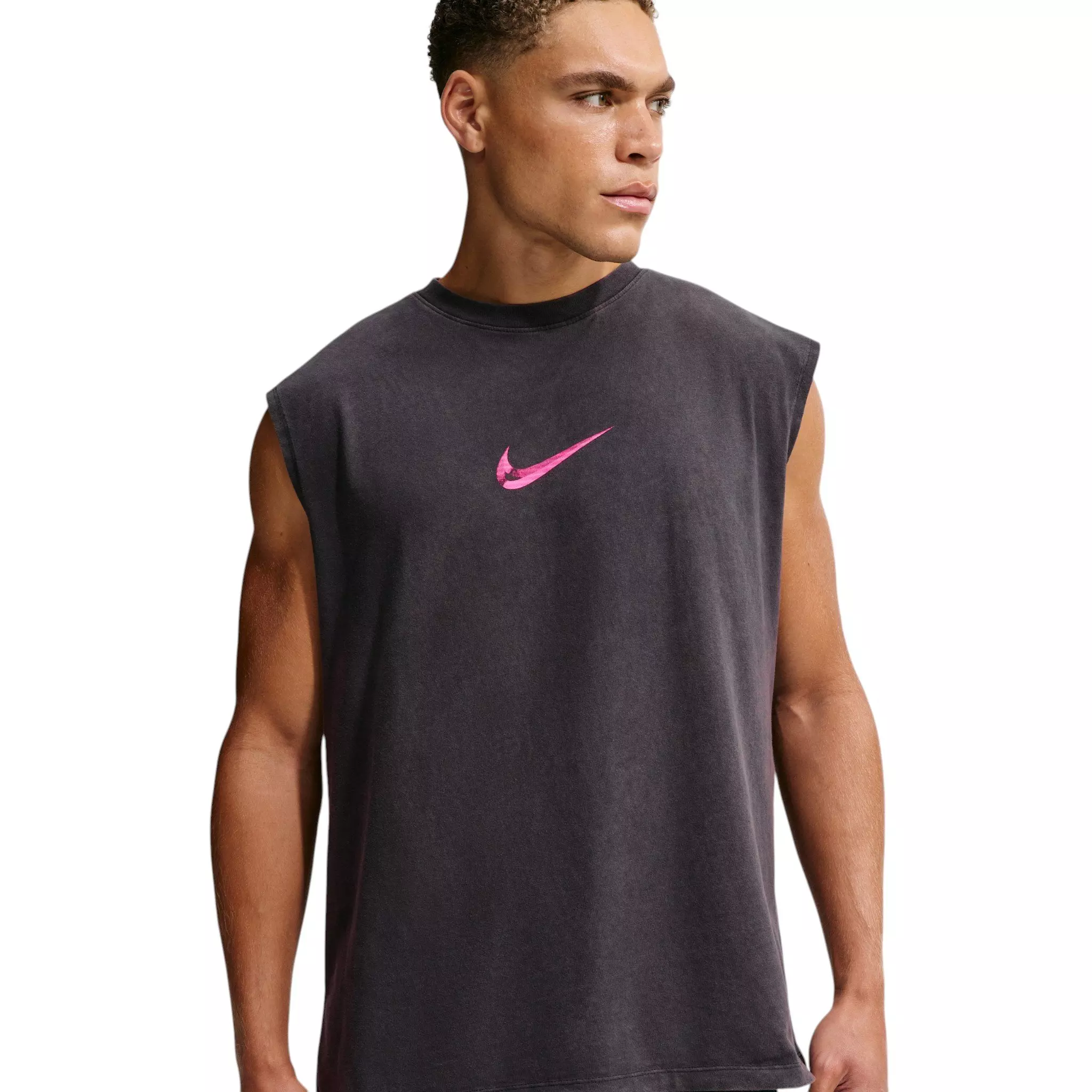 Nike Men's Easy Work Sleeveless T-Shirt - BLACK