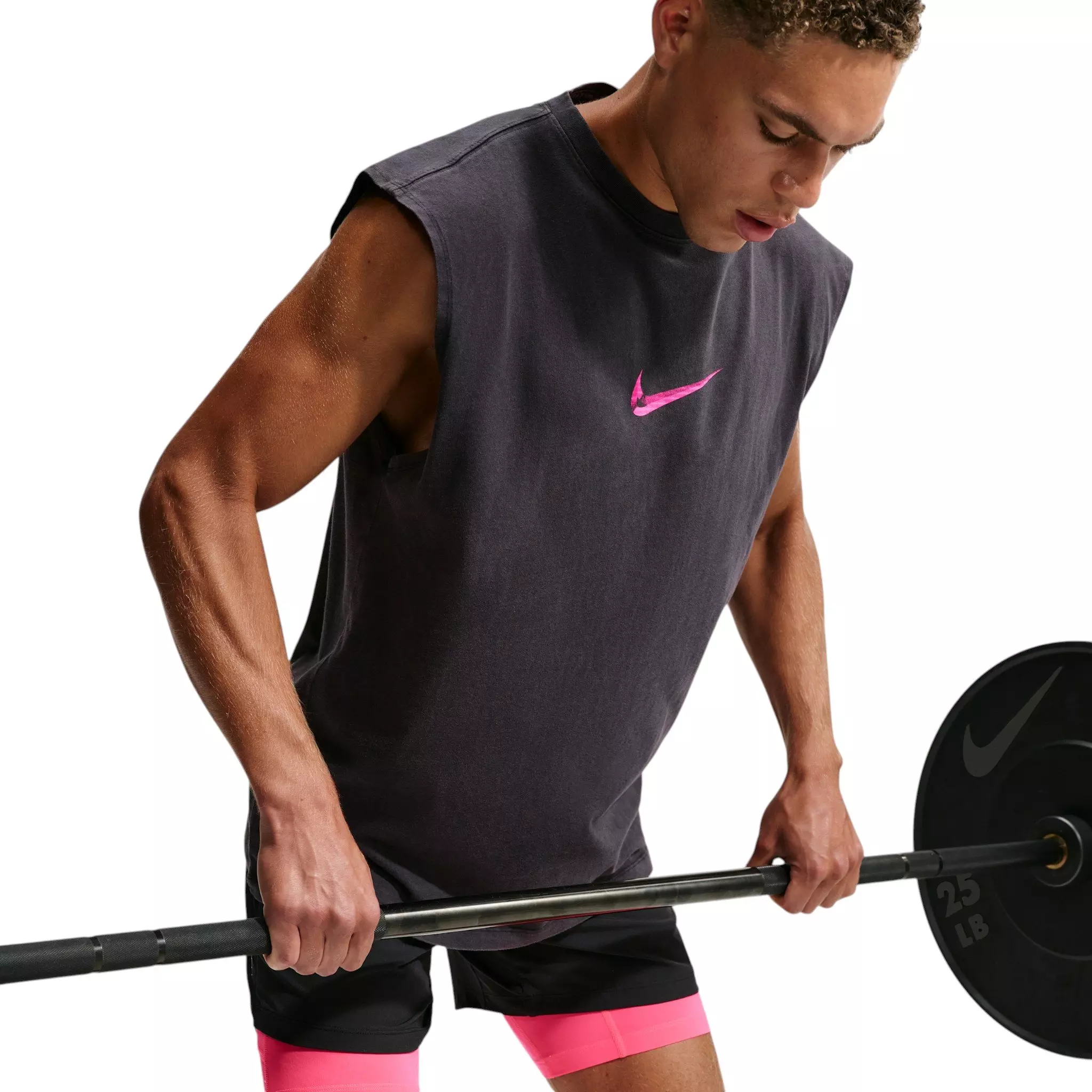 Nike Men's Easy Work Sleeveless T-Shirt - BLACK