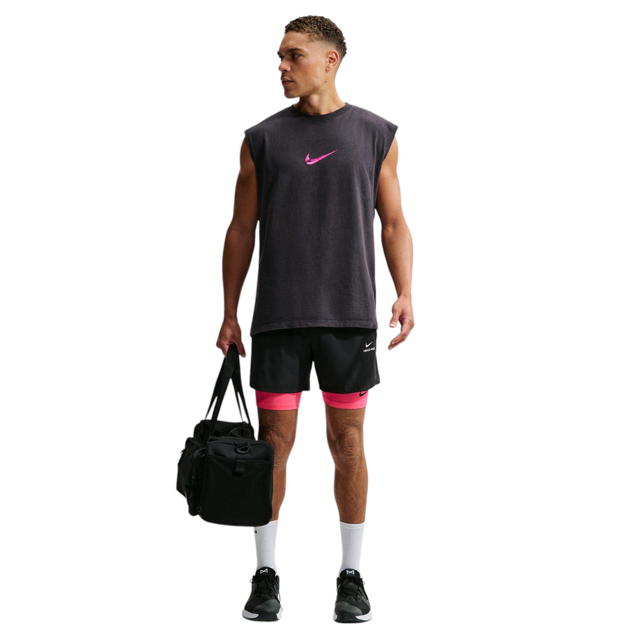 Nike Men's Easy Work Sleeveless T-Shirt - BLACK Thumbnail View 4