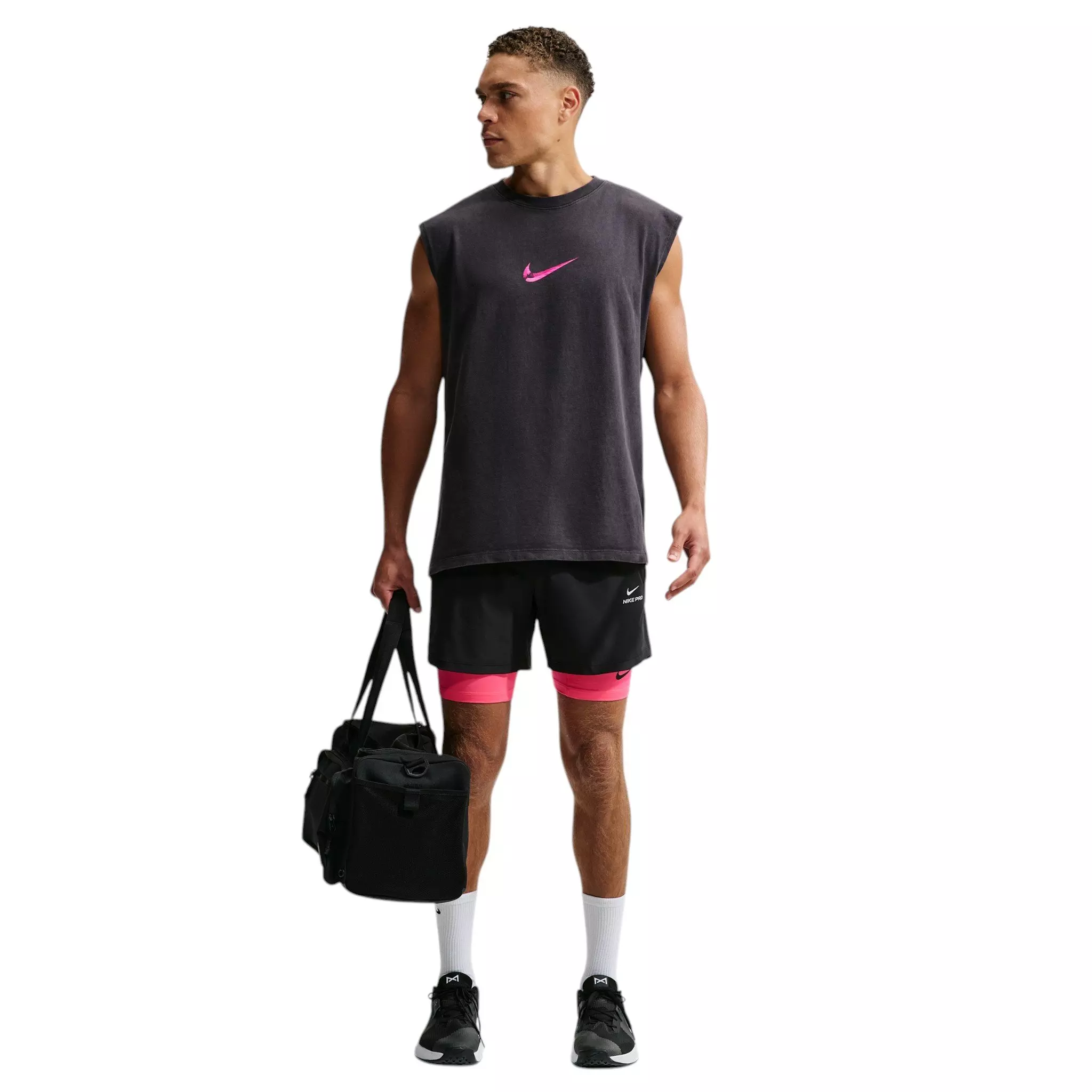 Nike Men's Easy Work Sleeveless T-Shirt - BLACK