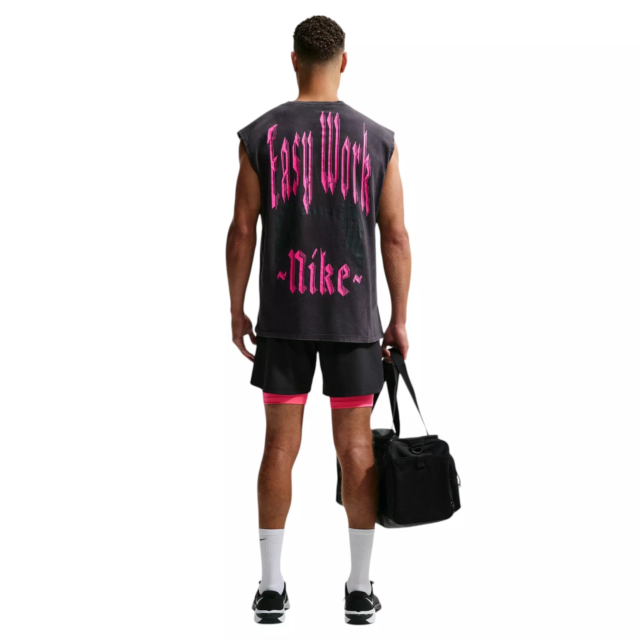 Nike Men's Easy Work Sleeveless T-Shirt - BLACK