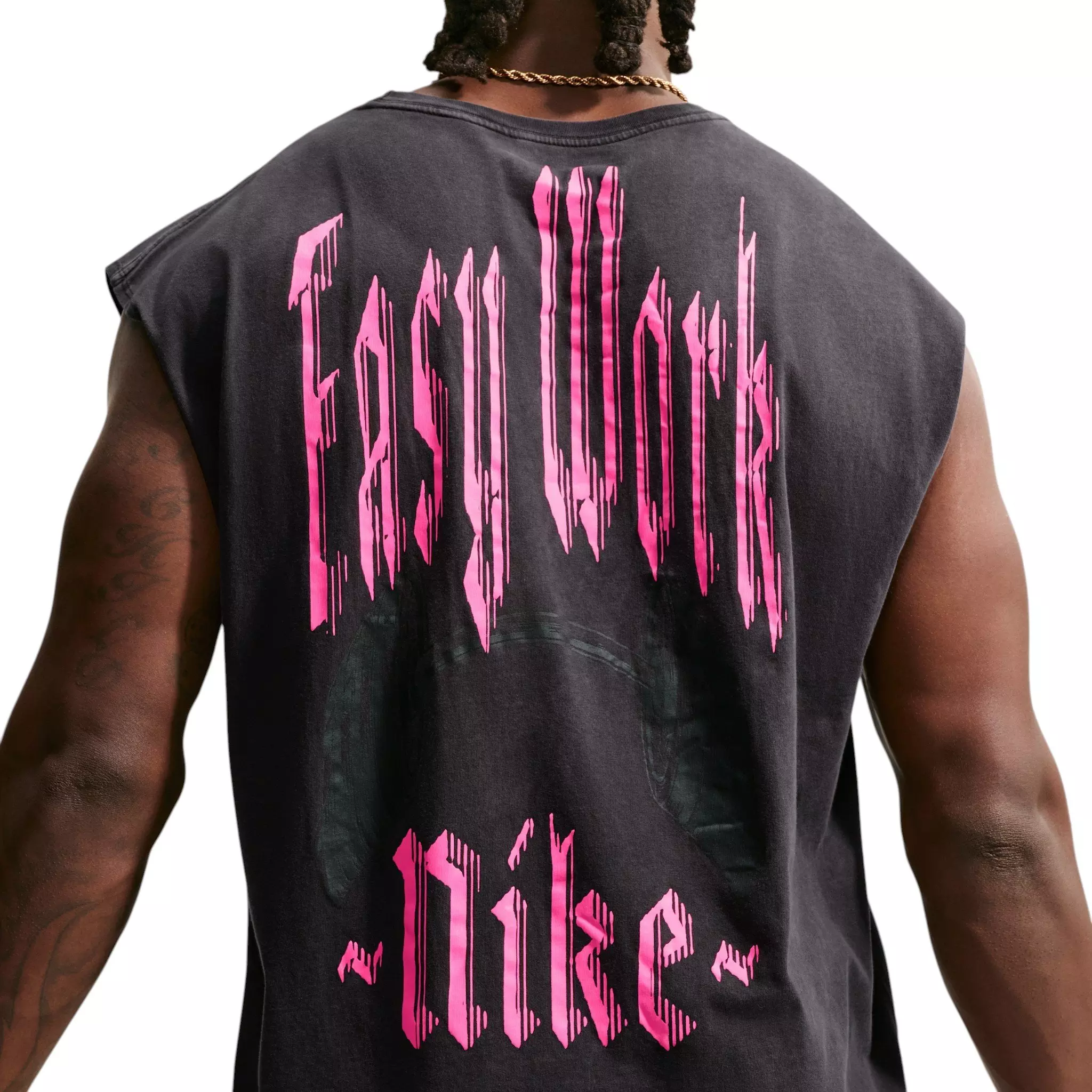 Nike Men's Easy Work Sleeveless T-Shirt - BLACK