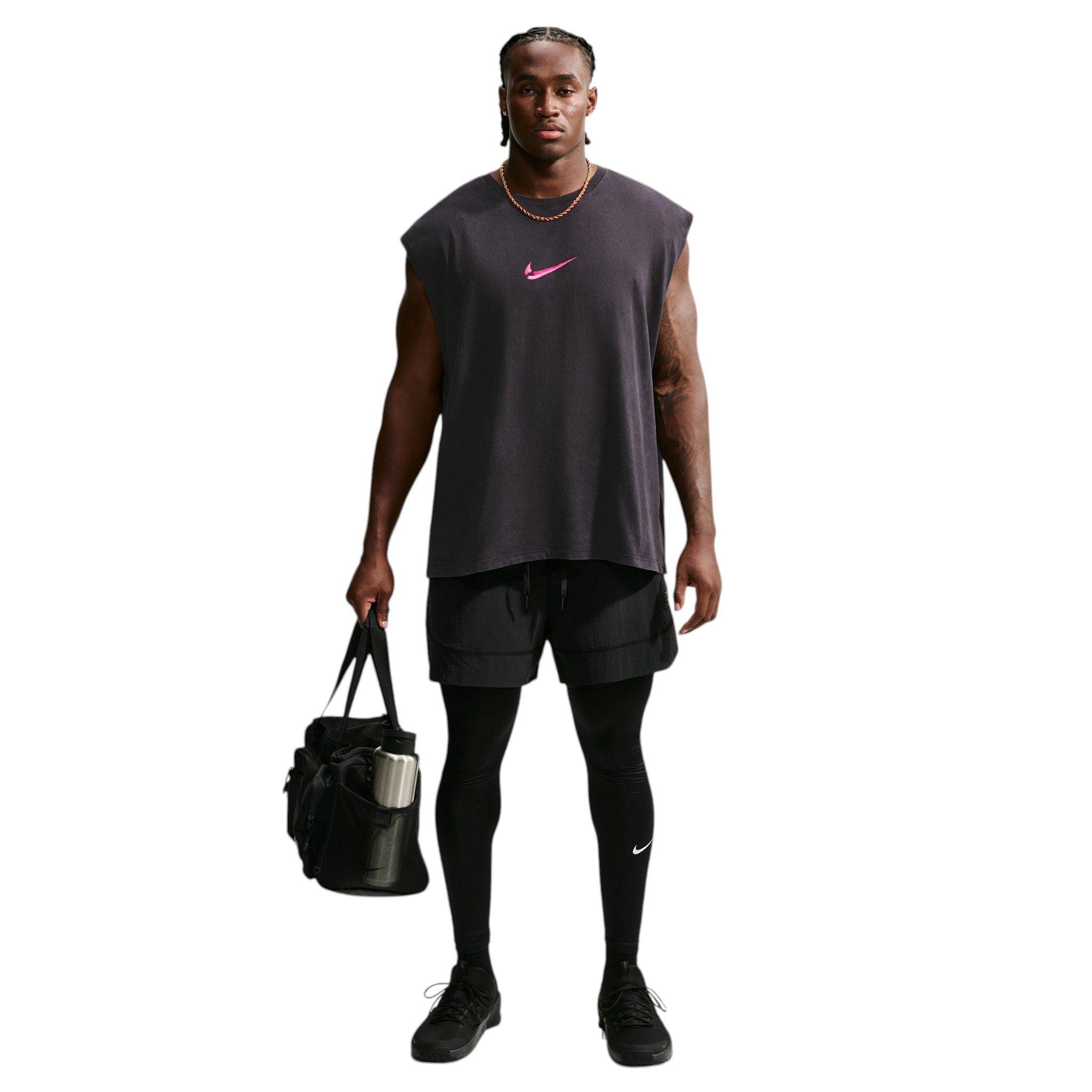 Nike Men's Easy Work Sleeveless T-Shirt - BLACK Thumbnail View 9