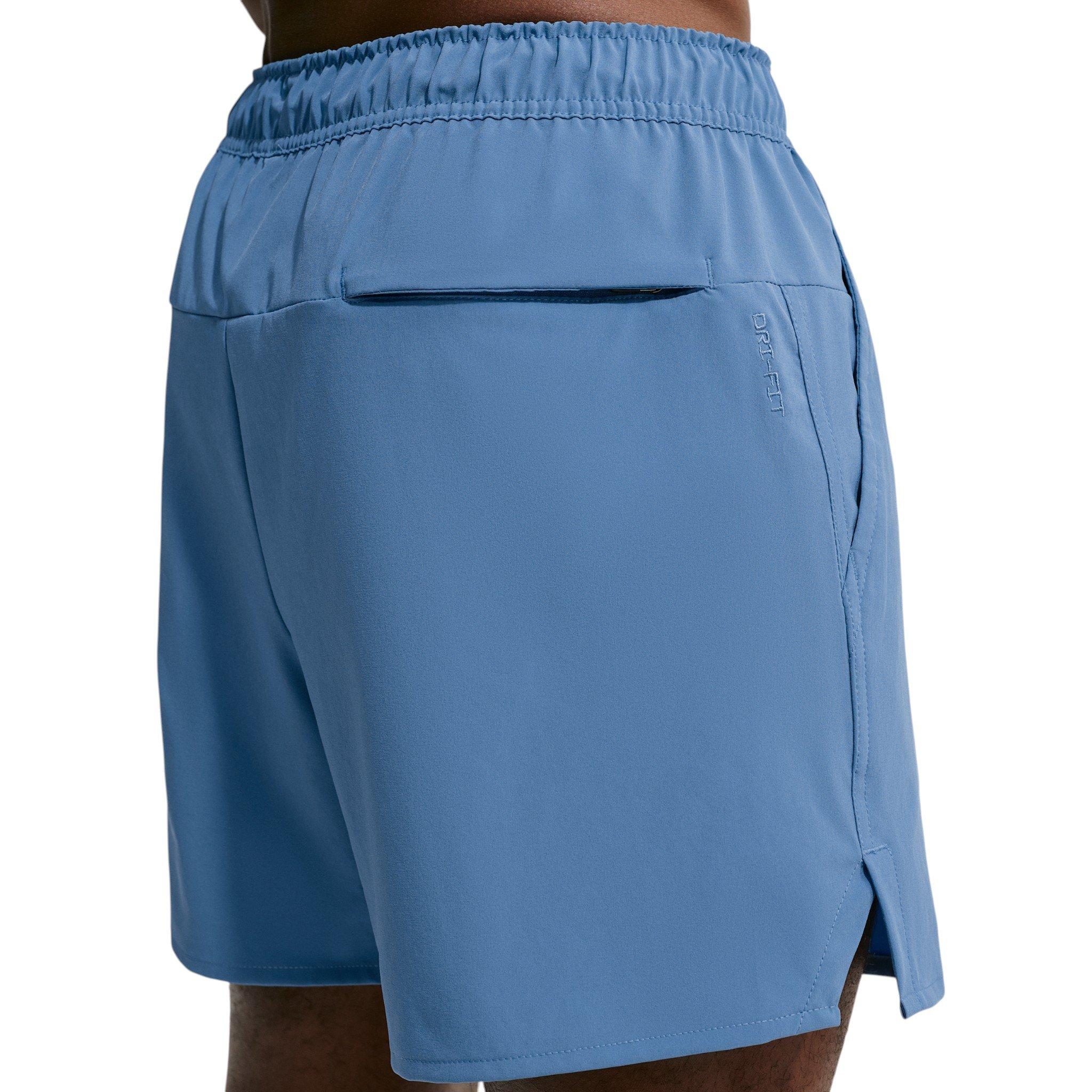 Nike Men's Unlimited Dri-FIT 5" Unlined Versatile Shorts - Indigo Storm/Black/Indigo Storm - STORM/BLACK/STORM Thumbnail View 2
