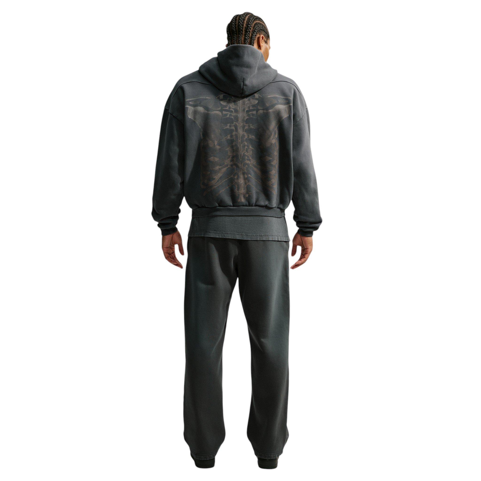 Nike Men's Ja Standard Issue Therma-FIT Fleece Open Hem Basketball Pants - Black Spruce/Ice Silver - SPRUCE/SILVER