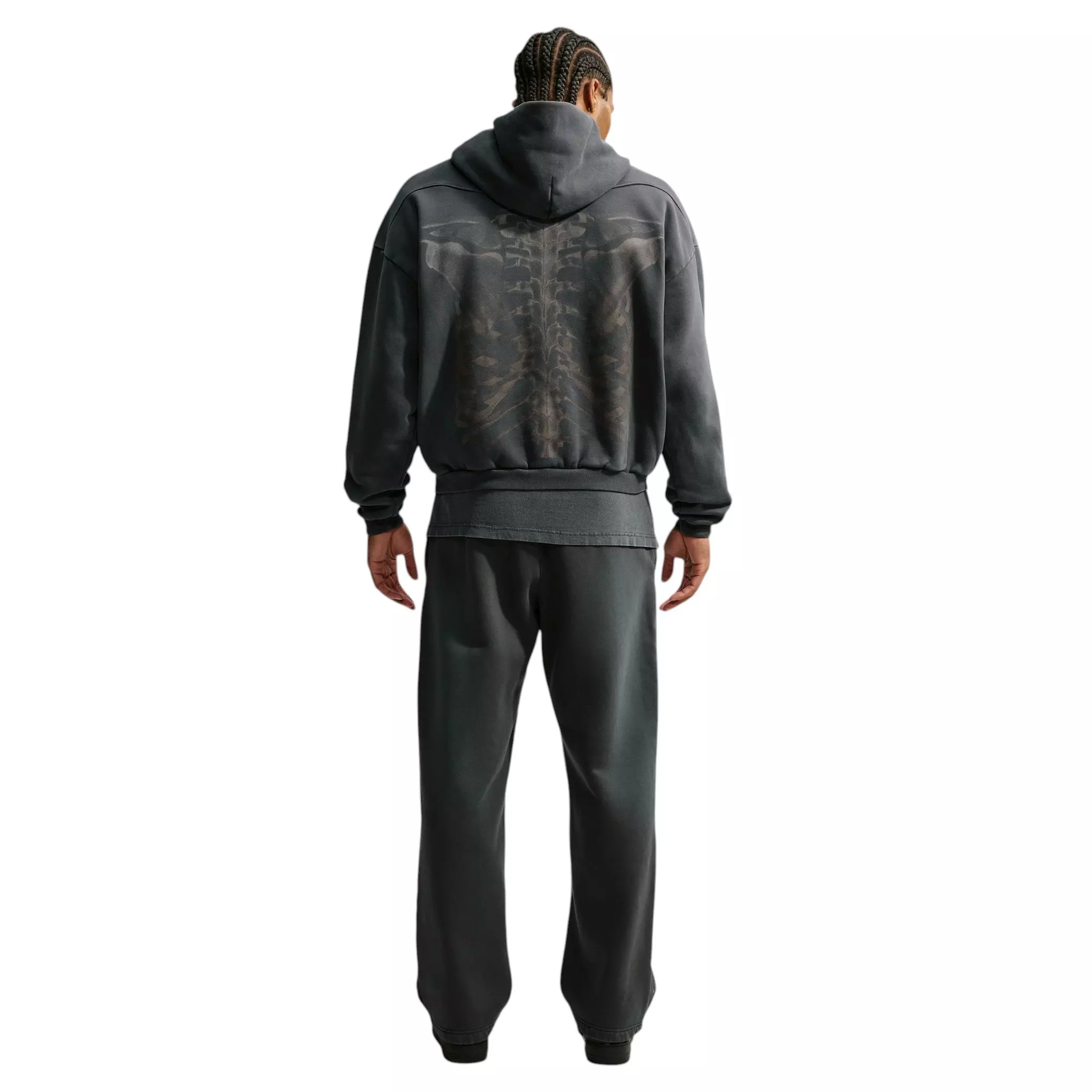 Nike Men's Ja Standard Issue Therma-FIT Fleece Open Hem Basketball Pants - Black Spruce/Ice Silver - SPRUCE/SILVER