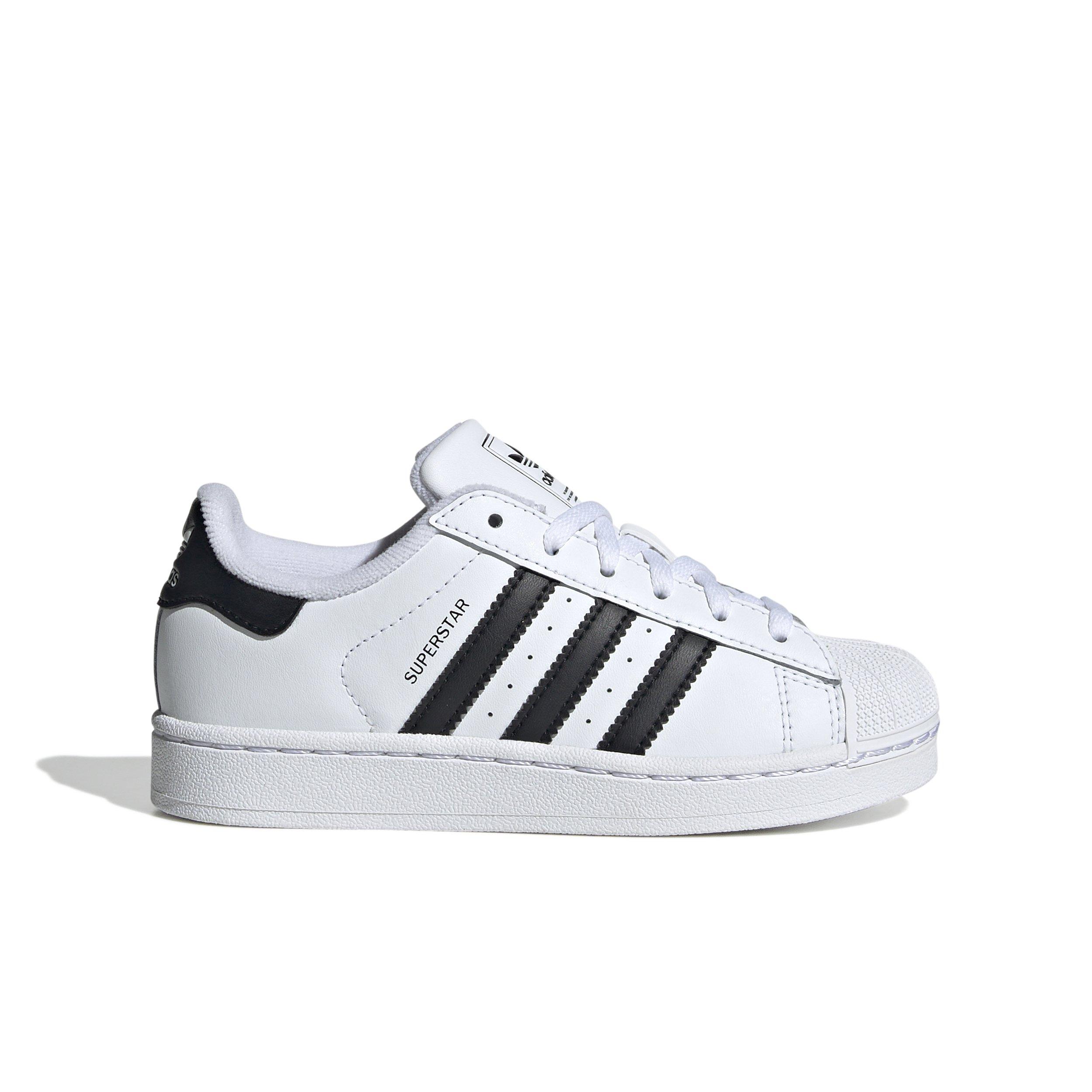 adidas Originals Superstar II "Ftwr White/Core Black/Ftwr White" Preschool Boys' Shoe - WHITE/BLACK/WHITE