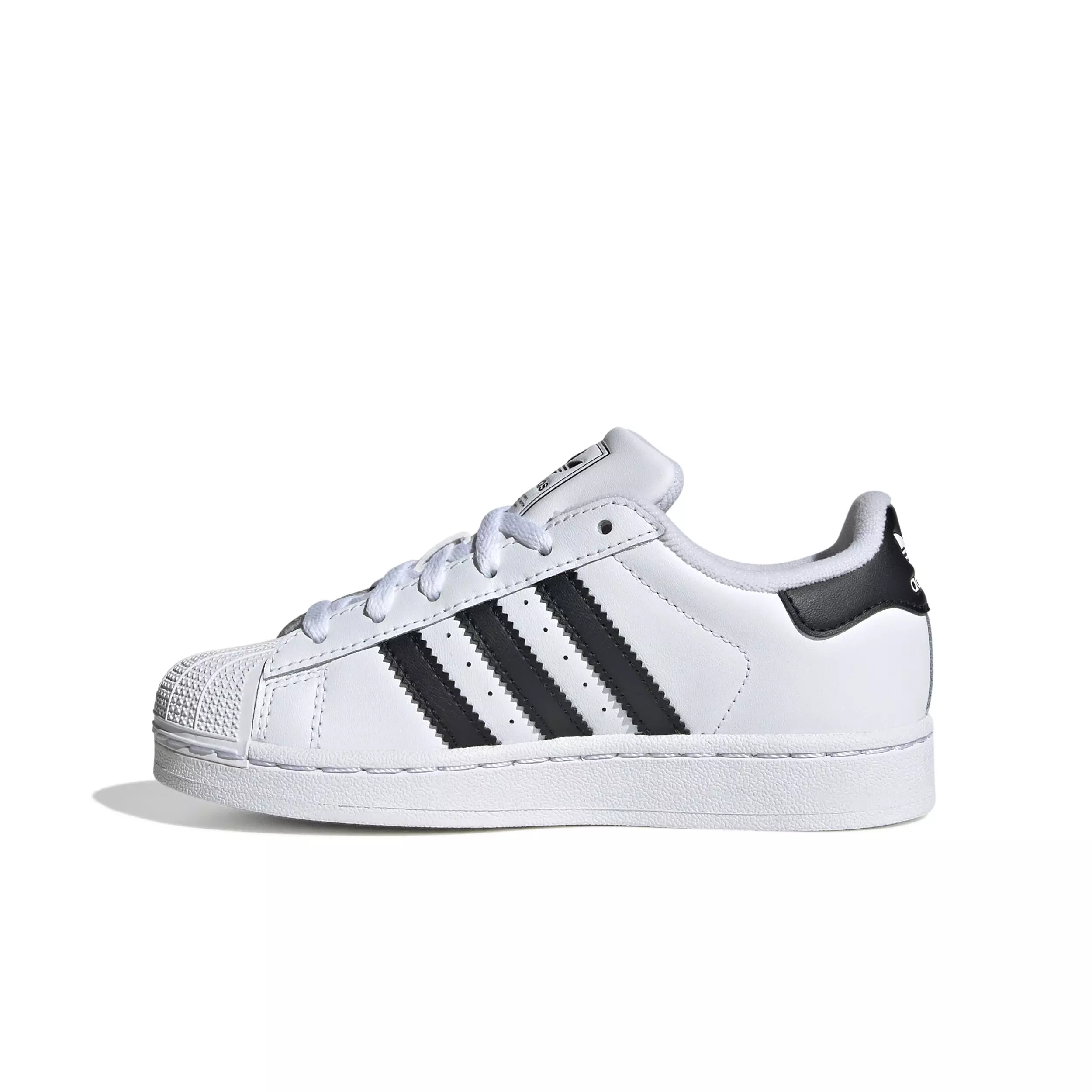 adidas Originals Superstar II "Ftwr White/Core Black/Ftwr White" Preschool Boys' Shoe - WHITE/BLACK/WHITE