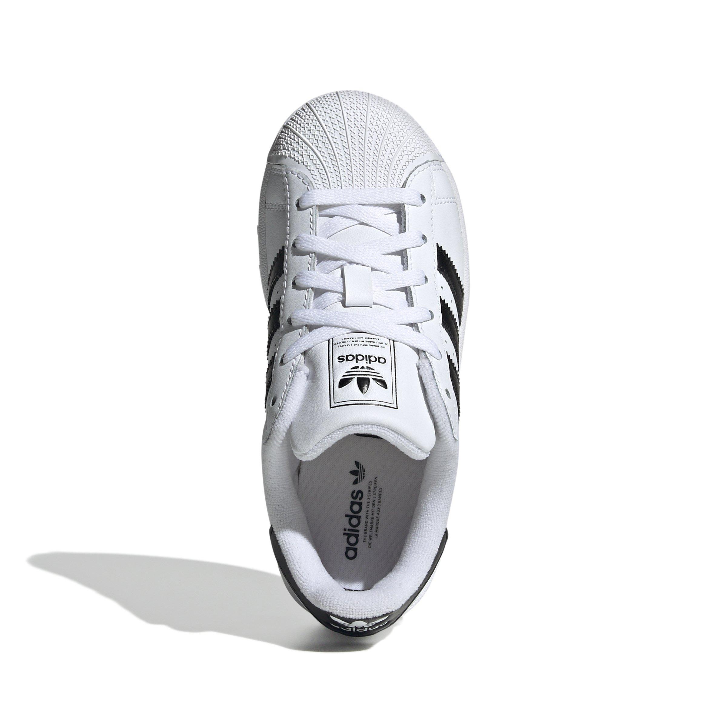 adidas Originals Superstar II Preschool Boys' "Ftwr White/Core Black/Ftwr White" Shoe